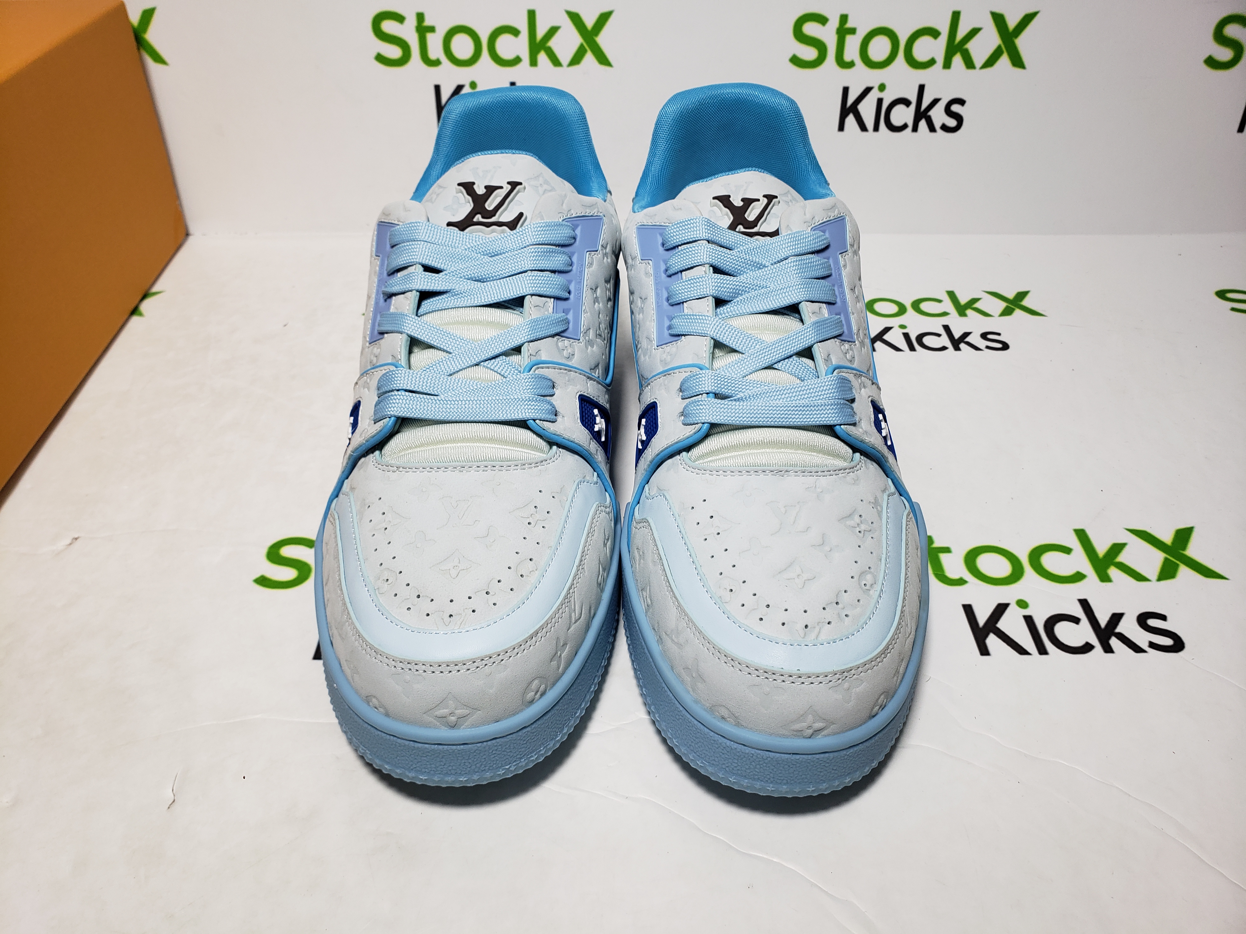Louis Vuitton by Tyler, the Creator LV Trainer Blue 1ACRYD review Stockxkicks VIP 02