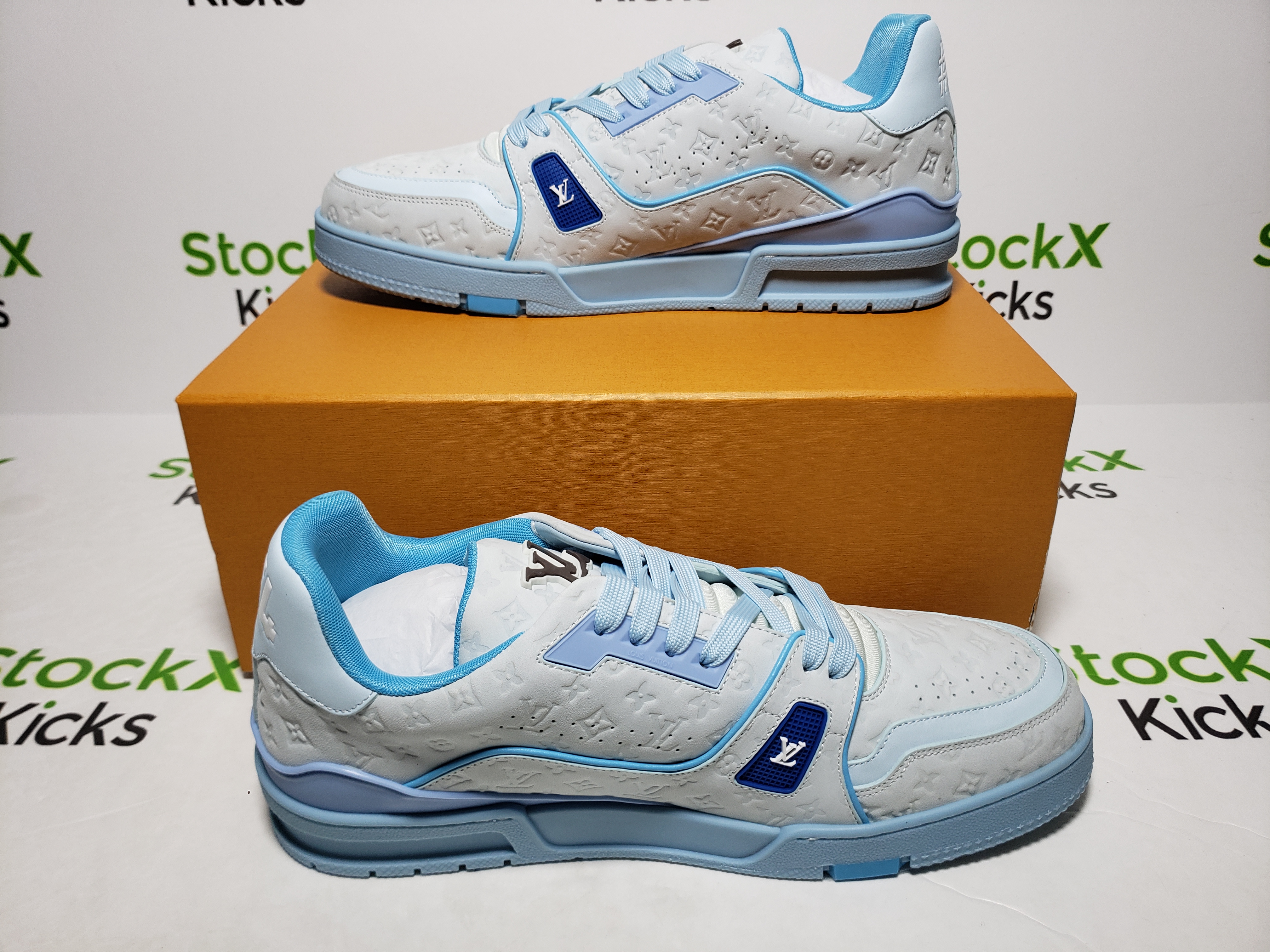 Louis Vuitton by Tyler, the Creator LV Trainer Blue 1ACRYD review Stockxkicks VIP 03