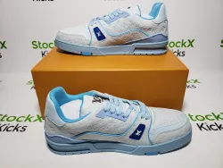 Louis Vuitton by Tyler, the Creator LV Trainer Blue 1ACRYD review Stockxkicks VIP 04
