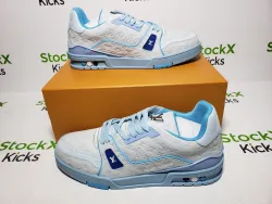 Louis Vuitton by Tyler, the Creator LV Trainer Blue 1ACRYD review Stockxkicks VIP 05