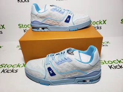 Louis Vuitton by Tyler, the Creator LV Trainer Blue 1ACRYD review Stockxkicks VIP 04