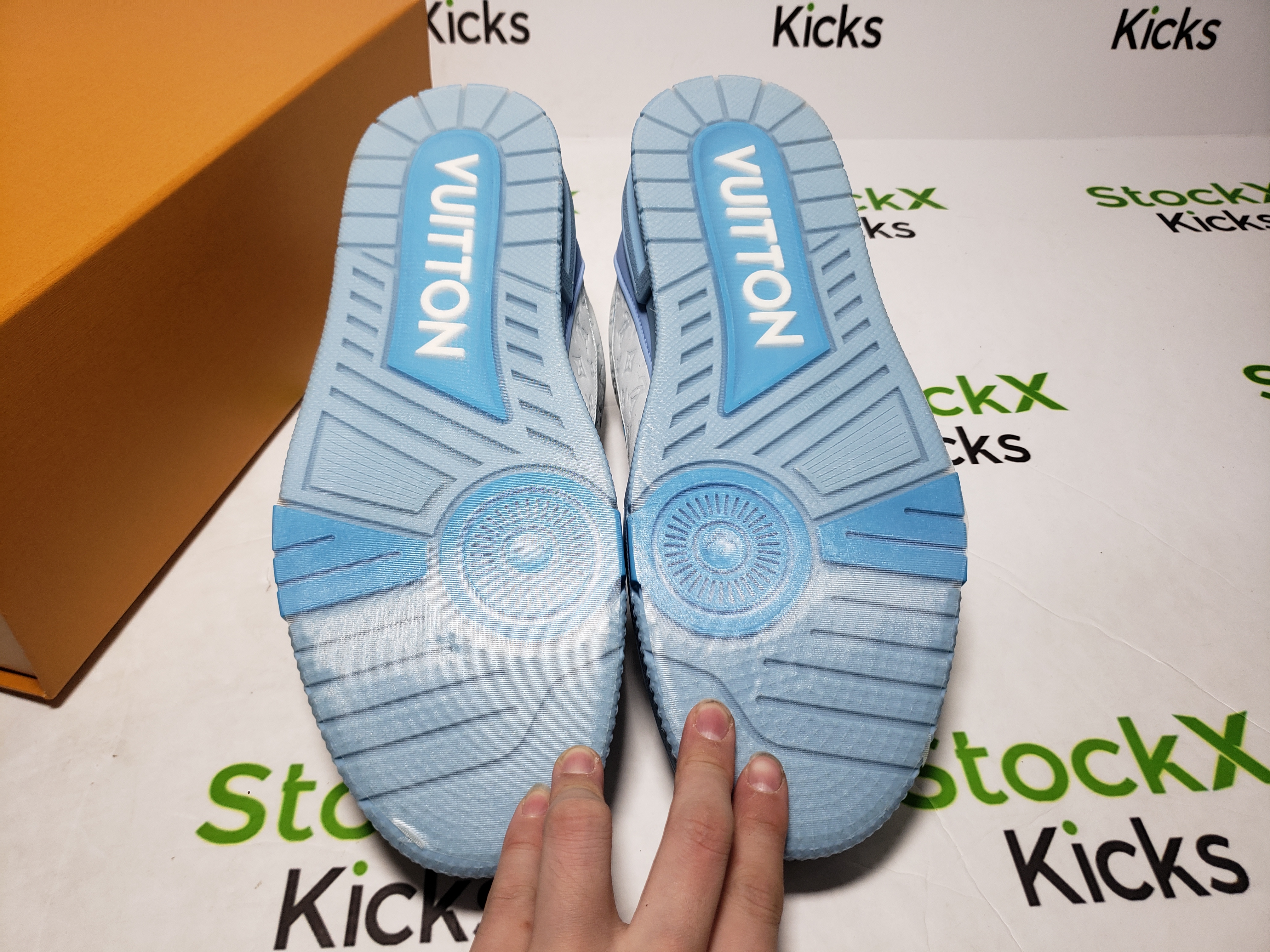 Louis Vuitton by Tyler, the Creator LV Trainer Blue 1ACRYD review Stockxkicks VIP 06