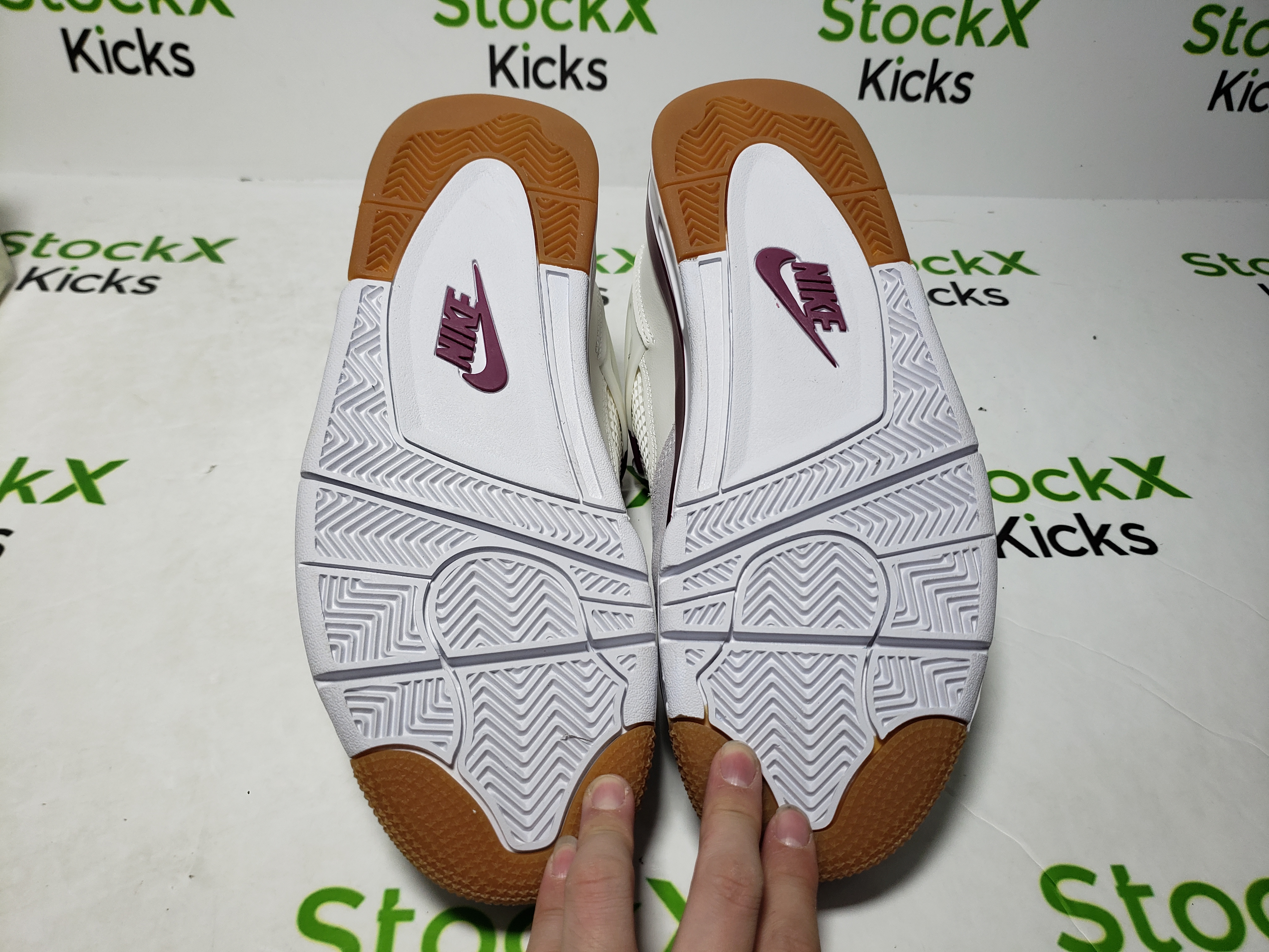 Pk God Batch Nike SB x Air Jordan 4 White Red DR5415-160 review Stockxkicks VIP 06