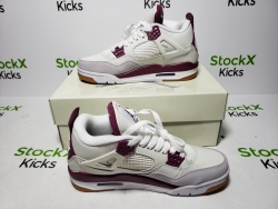 Pk God Batch Nike SB x Air Jordan 4 White Red DR5415-160 review Stockxkicks VIP 04