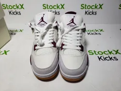 Pk God Batch Nike SB x Air Jordan 4 White Red DR5415-160 review Stockxkicks VIP 03