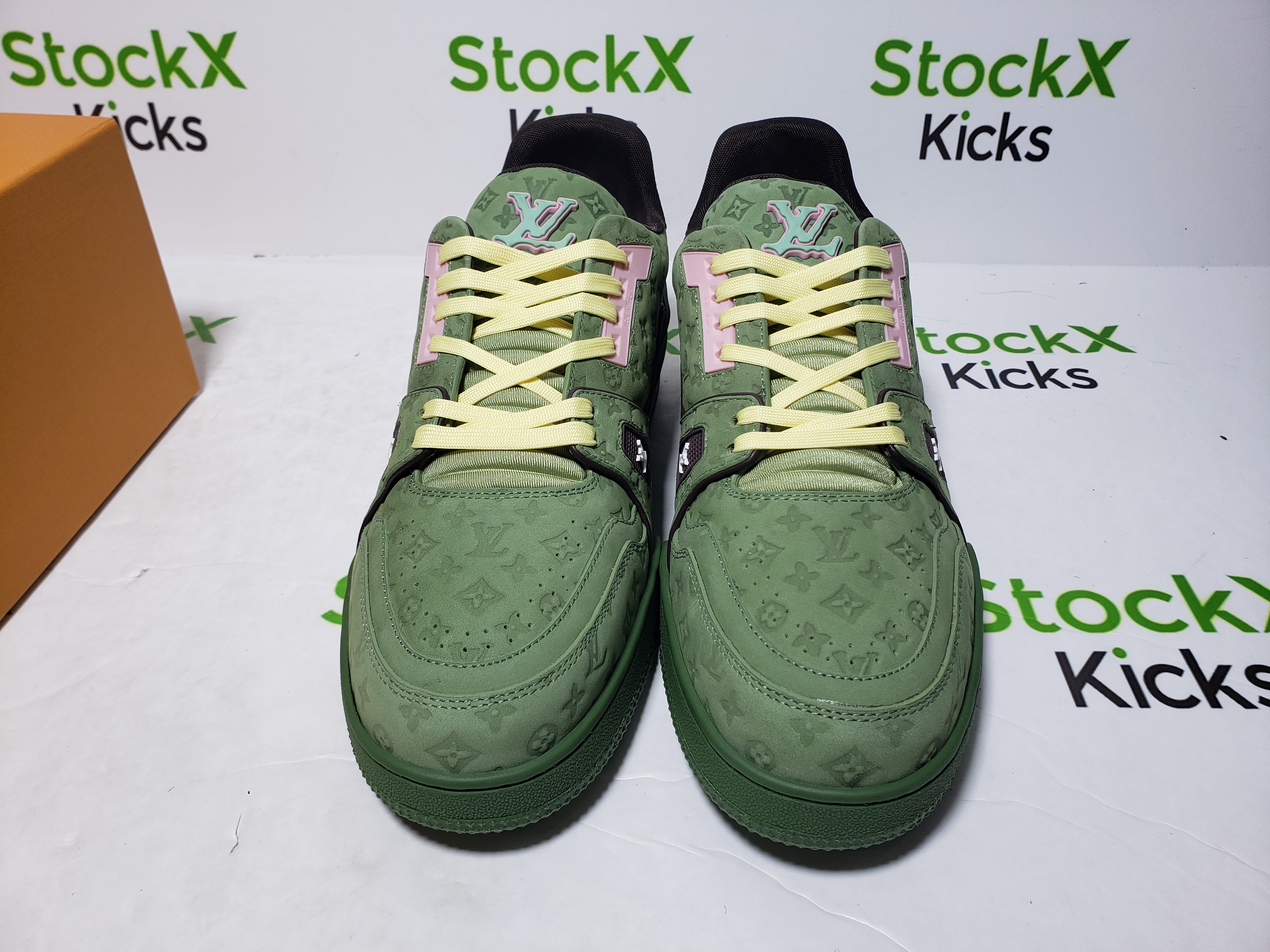Tyler, the Creator x Louis Vuitton Trainer Green 1ACR6C review Stockxkicks VIP 02