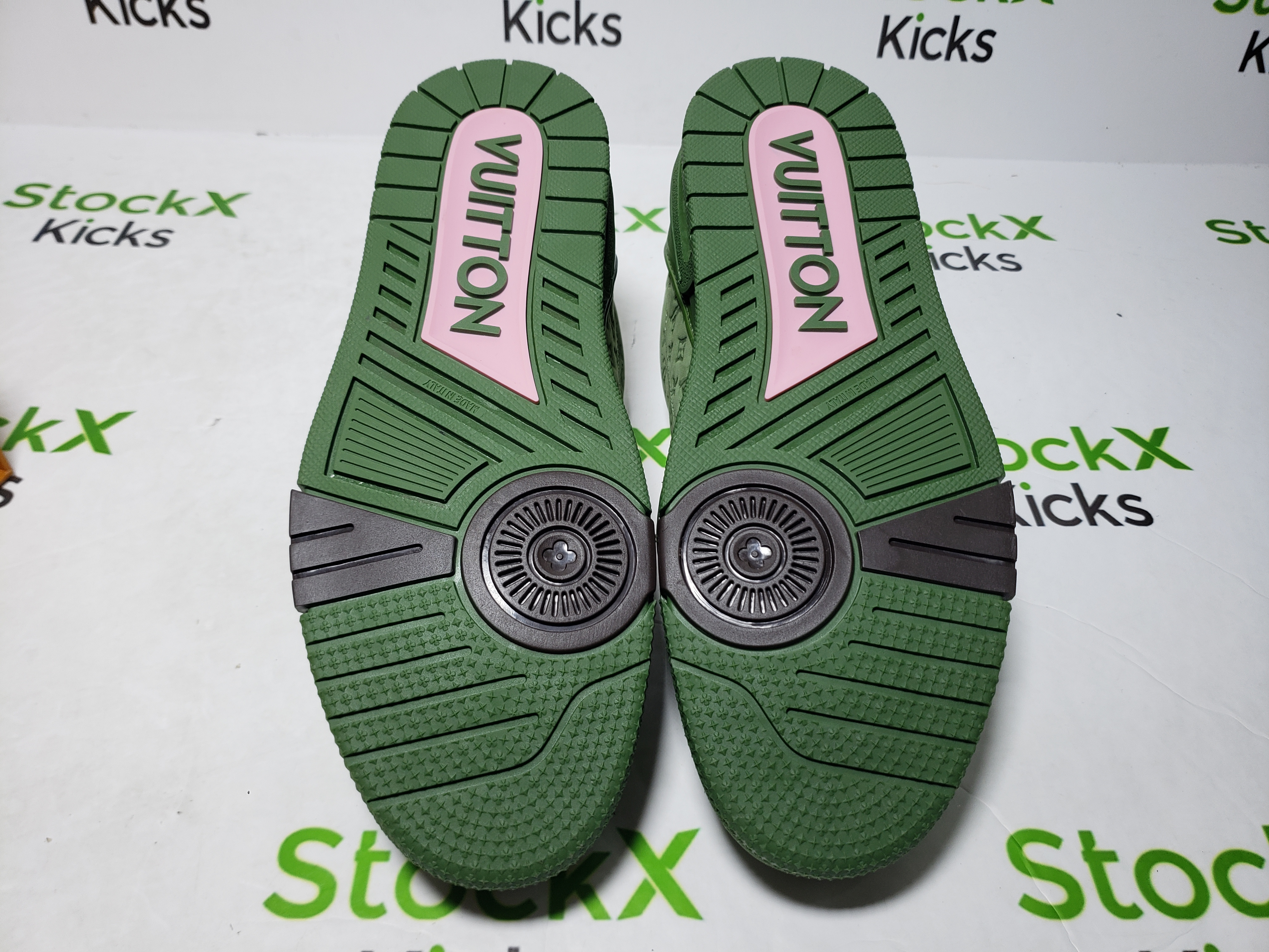 Tyler, the Creator x Louis Vuitton Trainer Green 1ACR6C review Stockxkicks VIP 06