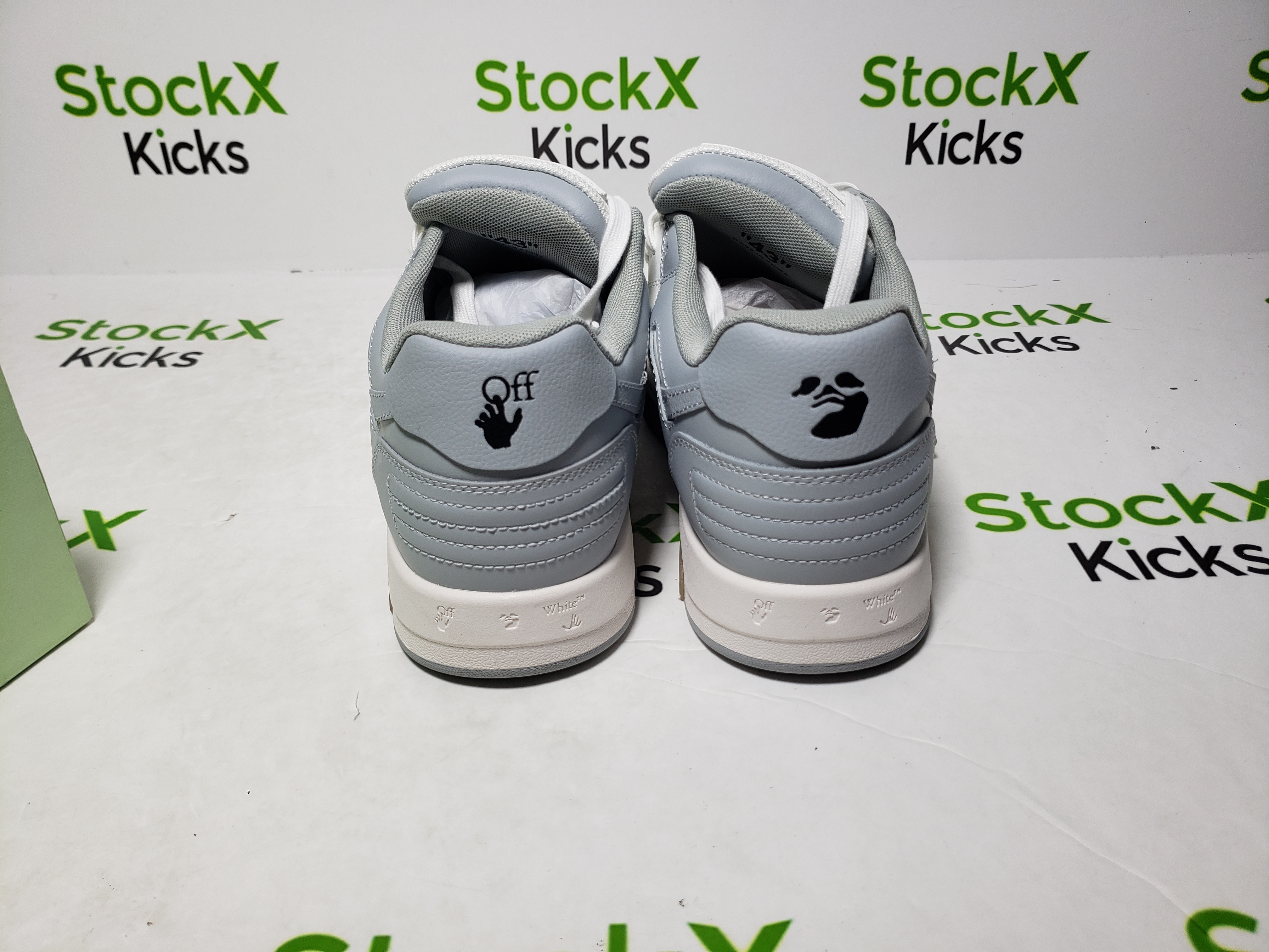 PK God Batch OFF-WHITE Out Of Office "OOO" Low Tops White Grey 2021 OMIA189 C99LEA00 40901 review Stockxkicks VIP 01