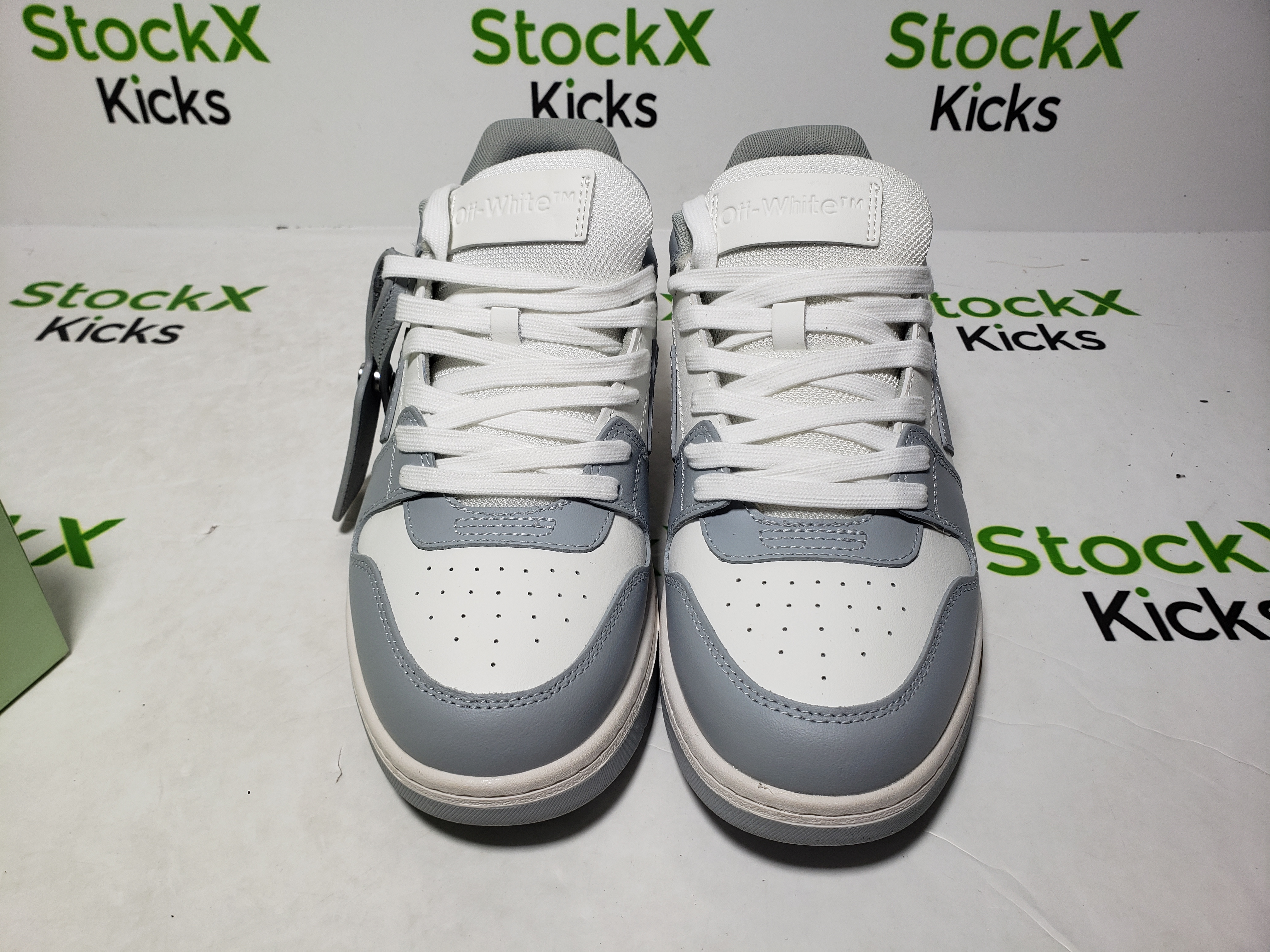 PK God Batch OFF-WHITE Out Of Office "OOO" Low Tops White Grey 2021 OMIA189 C99LEA00 40901 review Stockxkicks VIP 02