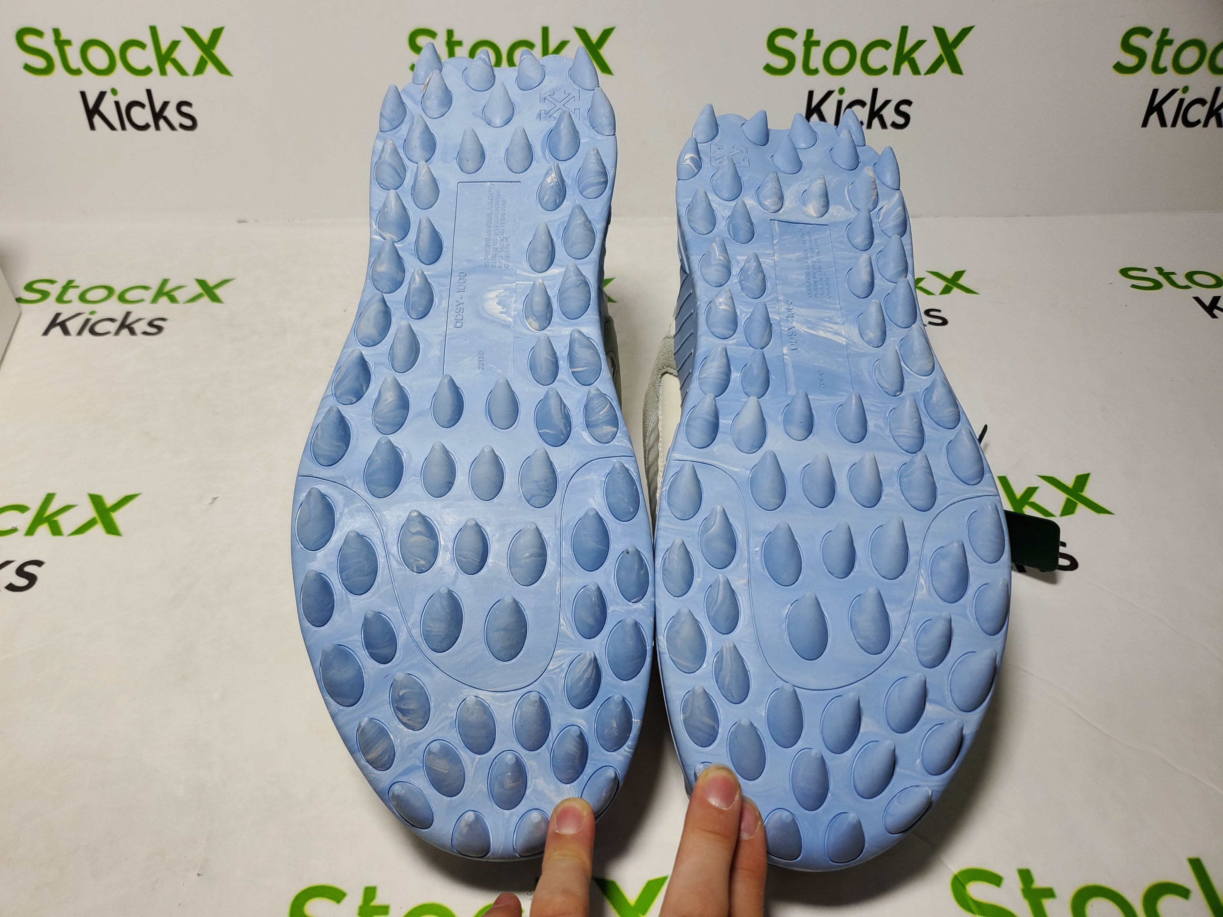 Off-White Odsy-1000 Blue Marble OMIA139F 22FAB00 10161 review Stockxkicks VIP 06