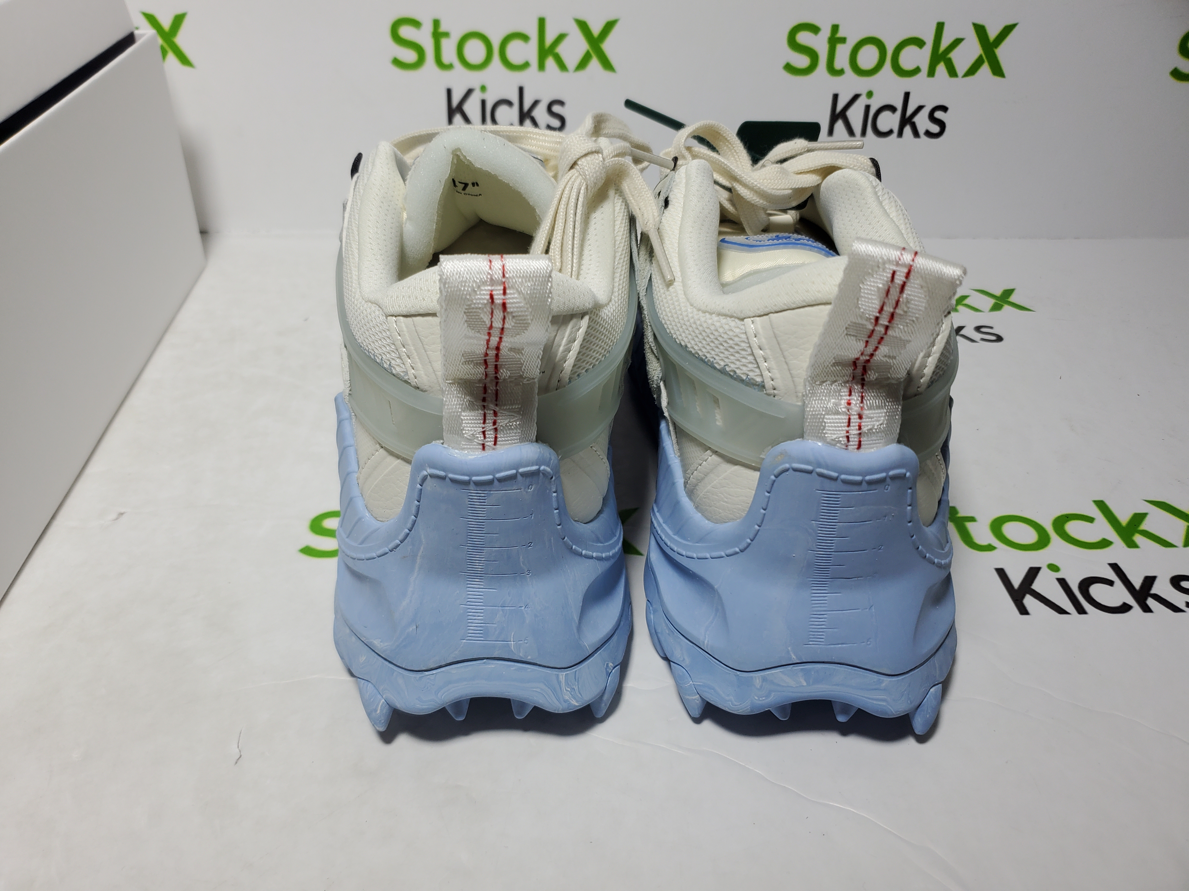 Off-White Odsy-1000 Blue Marble OMIA139F 22FAB00 10161 review Stockxkicks VIP 01