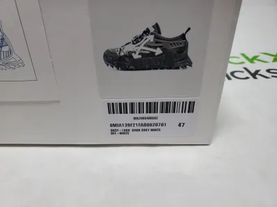 Off-White Odsy-1000 Dark Grey OMIA139C 99FAB00 20701 review Stockxkicks VIP 00