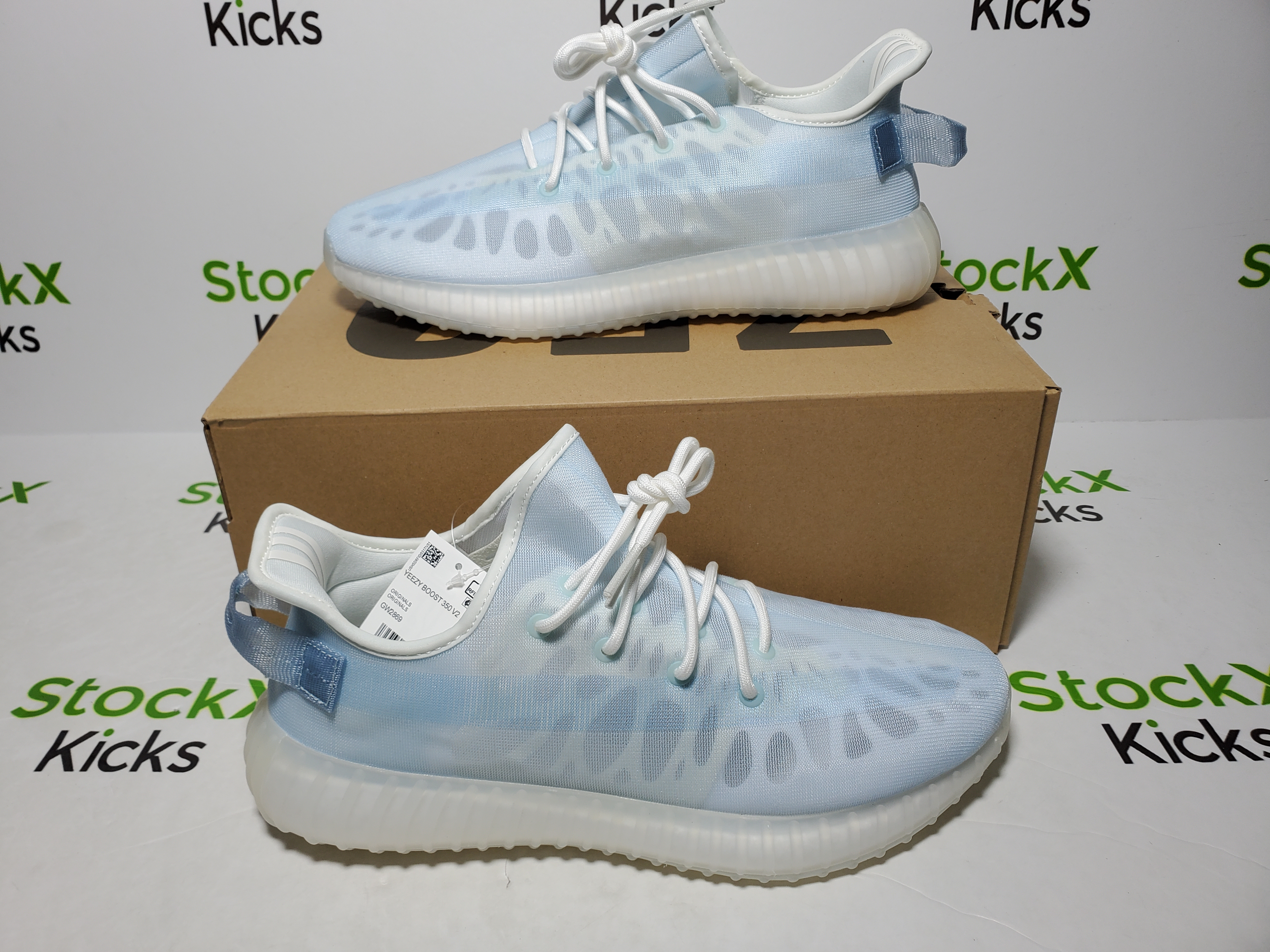 PK God Batch adidas Yeezy Boost 350 V2 Mono Ice GW2869 review Stockxkicks VIP 04