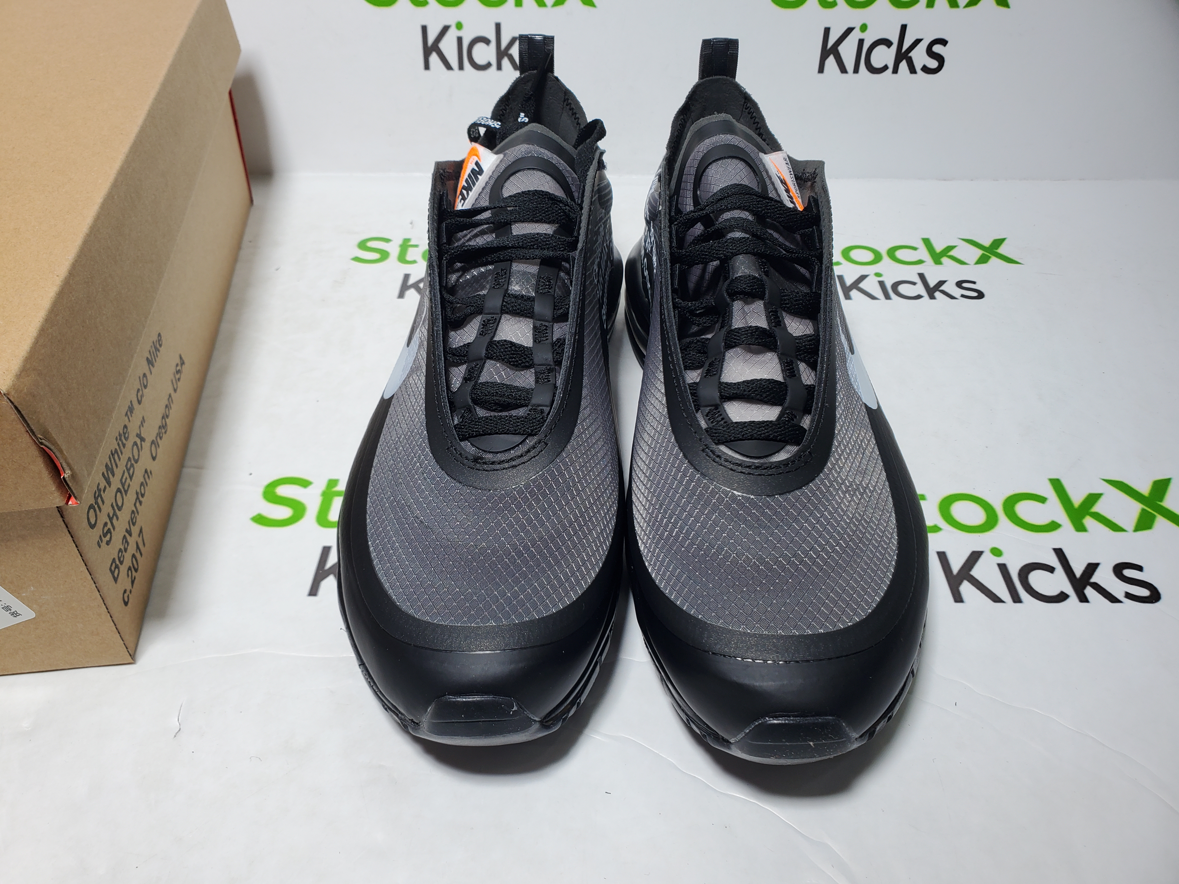 LJR Batch Nike Air Max 97 Off-White Black AJ4585-001 review Stockxkicks VIP 02