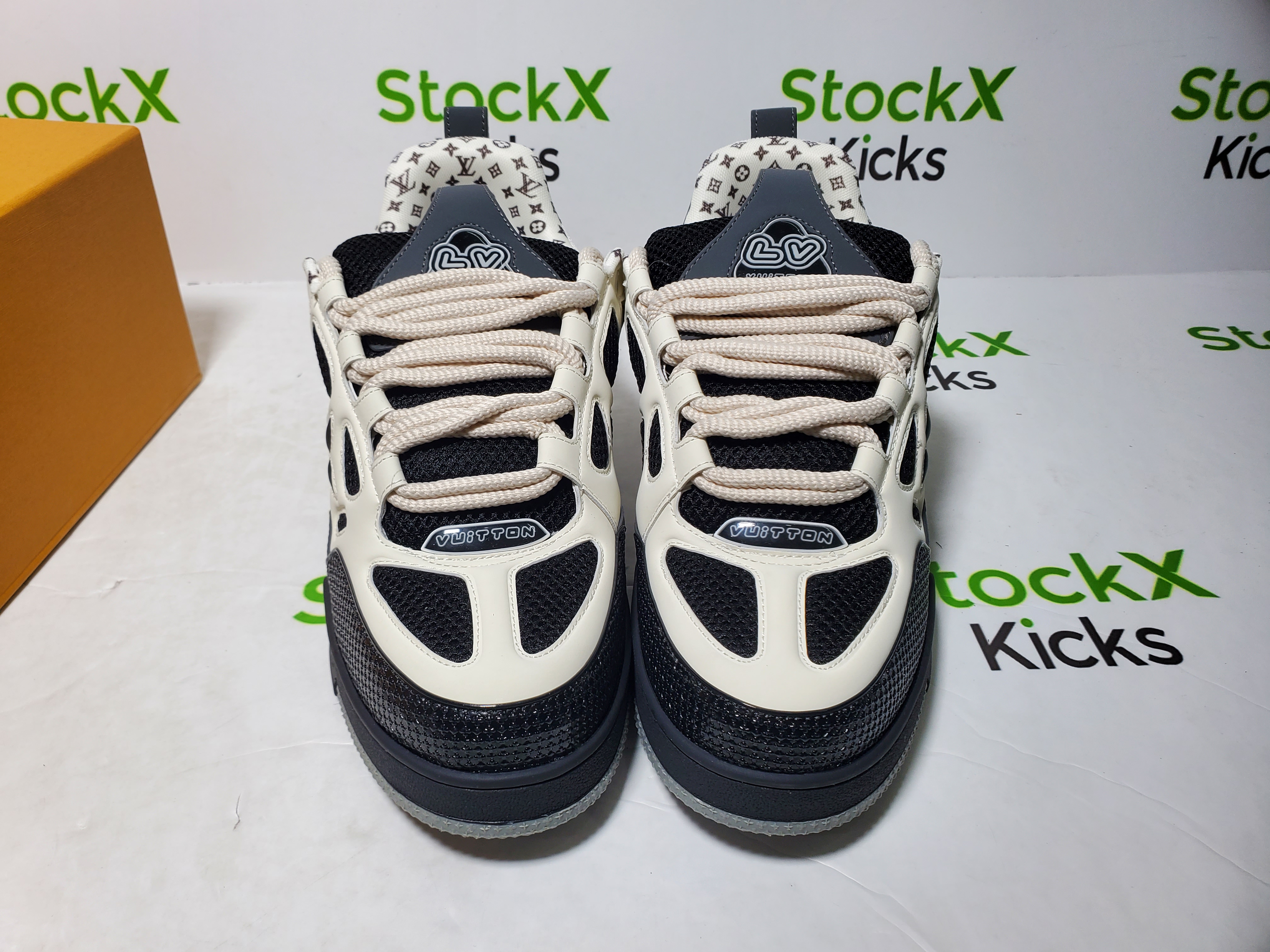 Louis Vuitton Skate Sneaker Black Grey 1AC52M review Stockxkicks VIP 02
