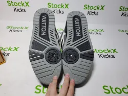 Louis Vuitton Skate Sneaker Black Grey 1AC52M review Stockxkicks VIP 07