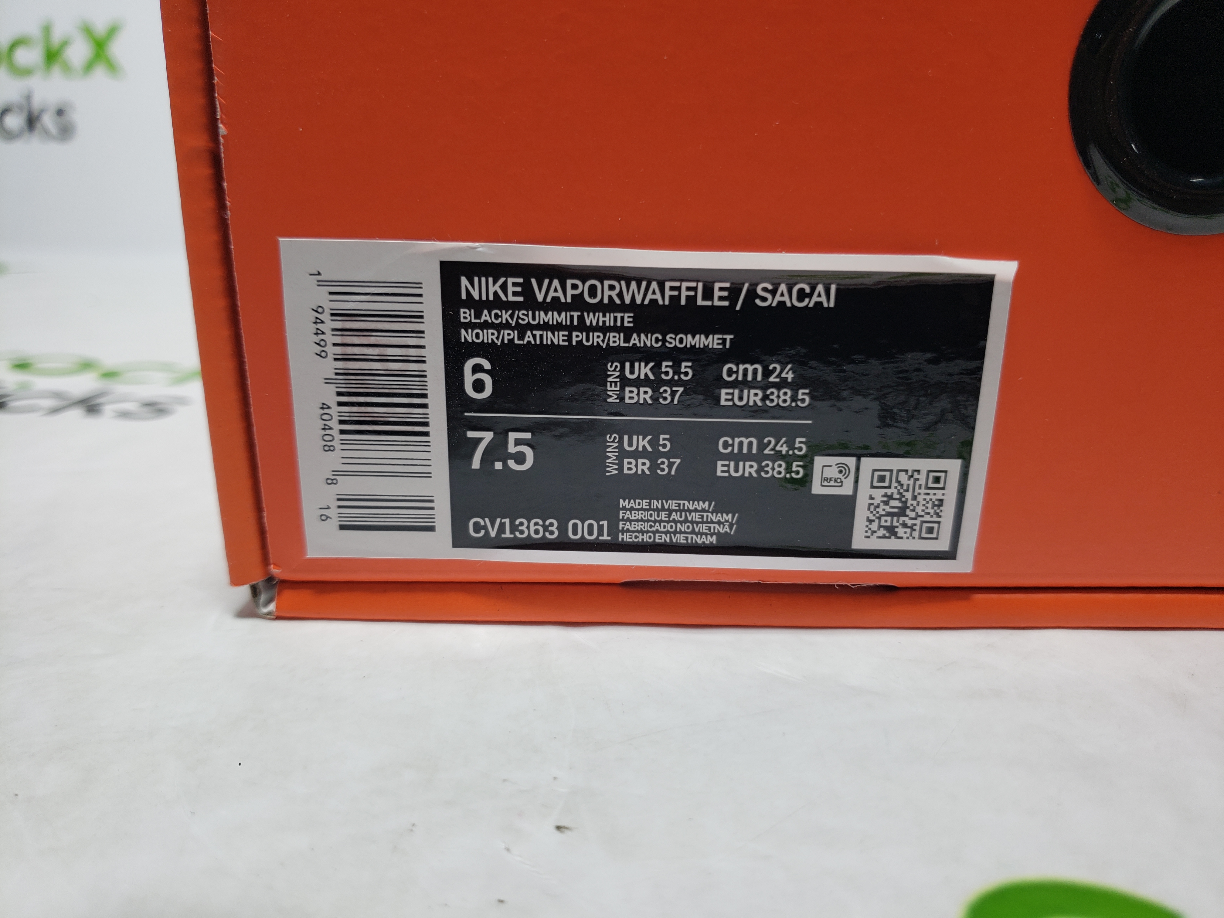 PK God Batch Nike Vaporwaffle sacai Black White CI9928-001 review Stockxkicks VIP 00