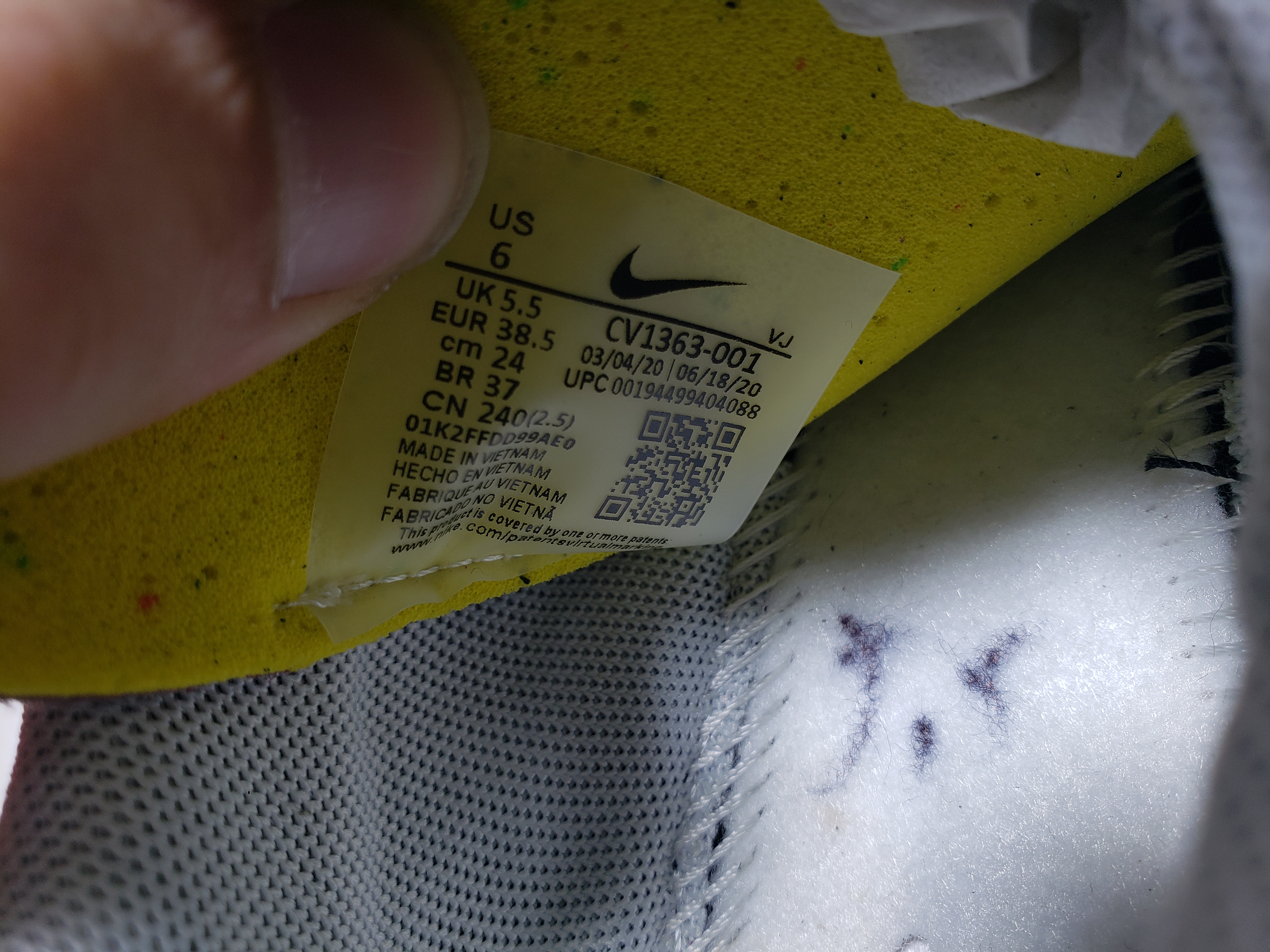 PK God Batch Nike Vaporwaffle sacai Black White CI9928-001 review Stockxkicks VIP 02