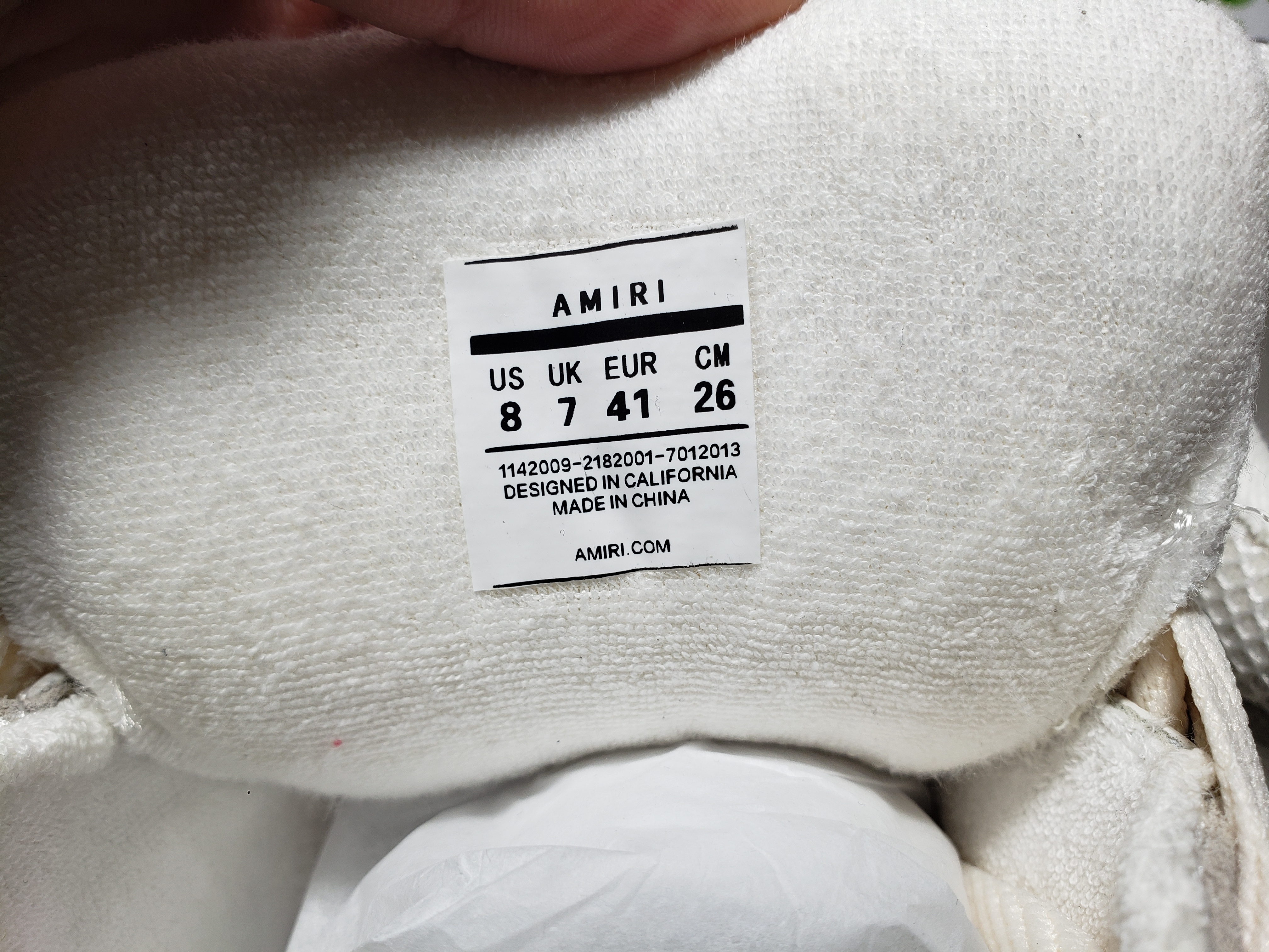 AMIRI MA-1 White Grey AMFOSR1001-271 review Stockxkicks VIP 02