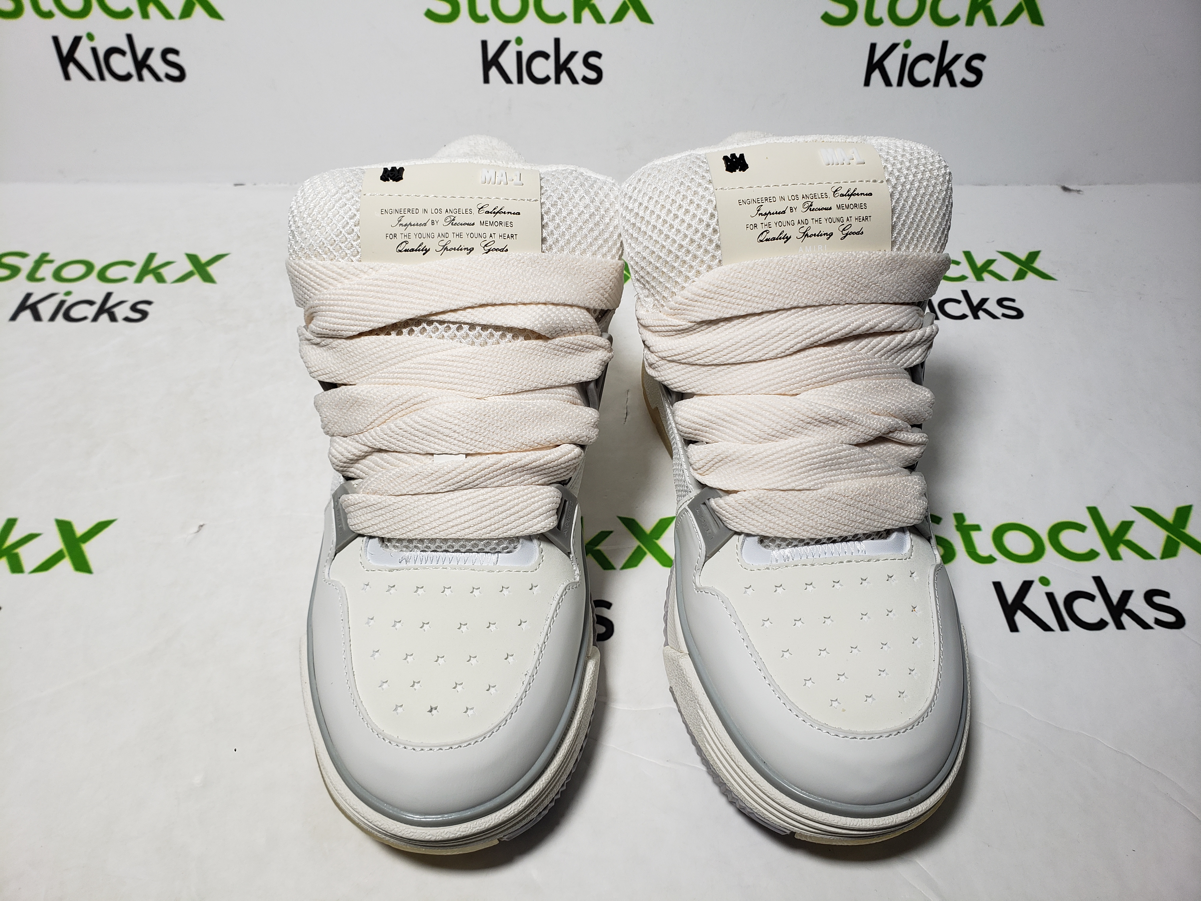 AMIRI MA-1 White Grey AMFOSR1001-271 review Stockxkicks VIP 03