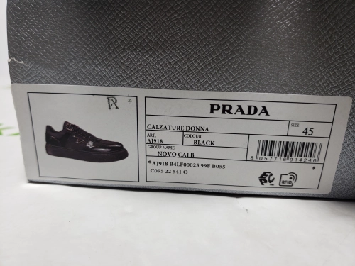Prada Downtown Patent Leather Sneakers Black review 