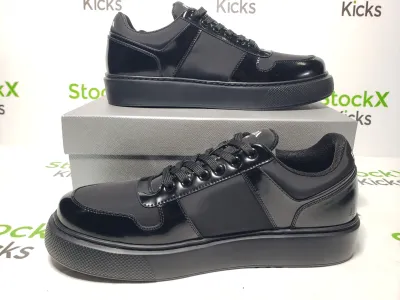Prada Downtown Patent Leather Sneakers Black review Stockxkicks VIP 06