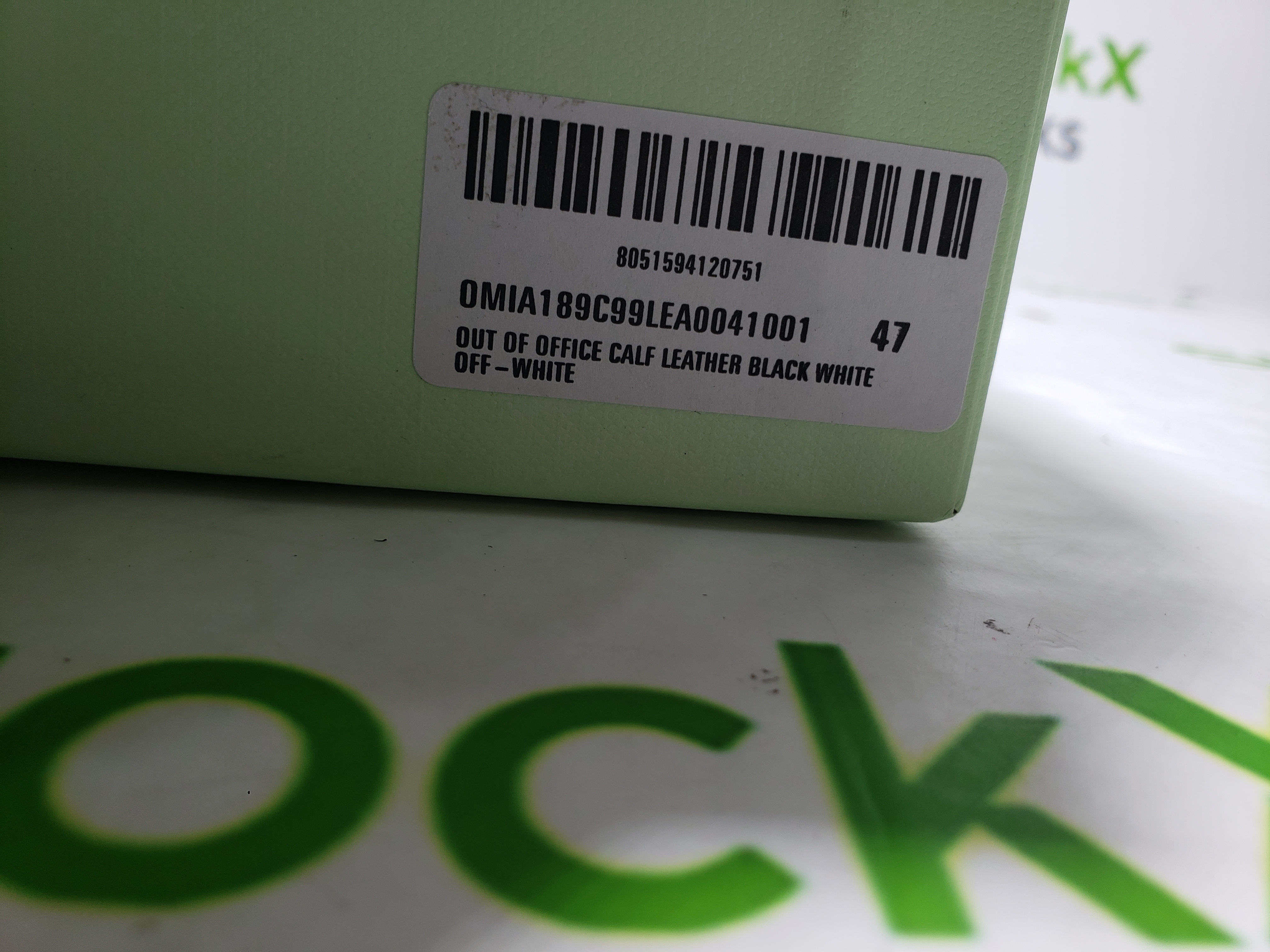OFF-WHITE Out Of Black Skin And White Tail OMIA18 9C99LEA00 41001 review Stockxkicks VIP 00