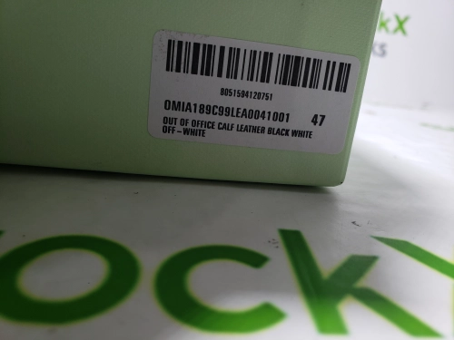 OFF-WHITE Out Of Black Skin And White Tail OMIA18 9C99LEA00 41001 review 