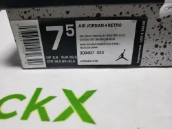 Pk God Batch Nike Air Jordan 4 Retro Green Glow 308497-033 review Stockxkicks VIP 01