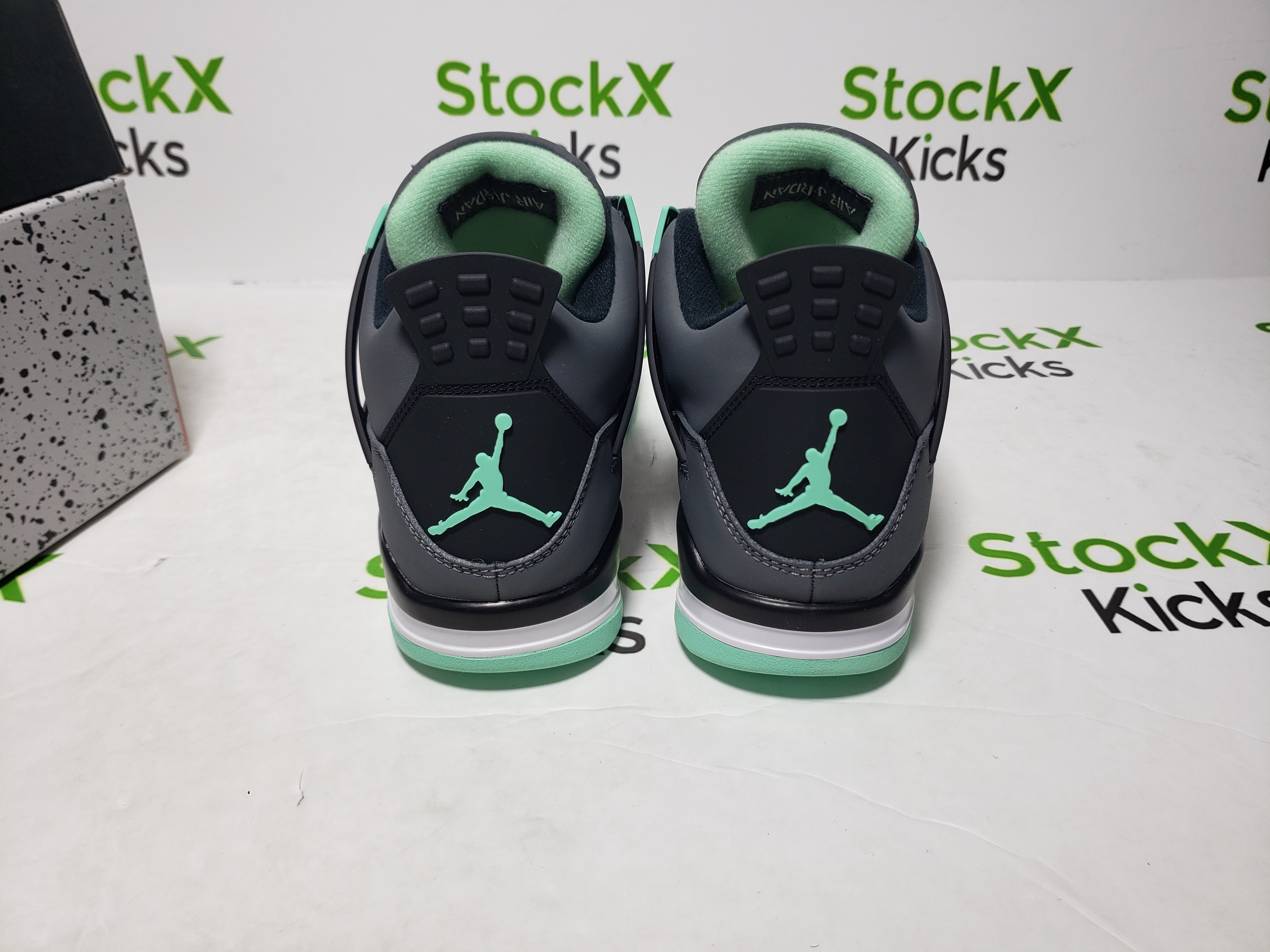 Pk God Batch Nike Air Jordan 4 Retro Green Glow 308497-033 review Stockxkicks VIP 01