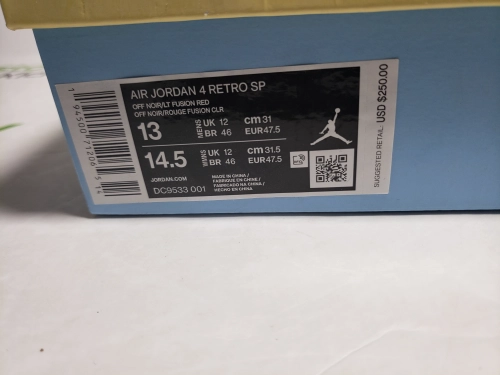 Special offer Batch Air Jordan 4 RetroUnion Off Noir DC9533-001 review 