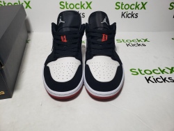 LJR Batch Air Jordan 1 Low Black Toe (GS) 553560-116 review Stockxkicks VIP 03