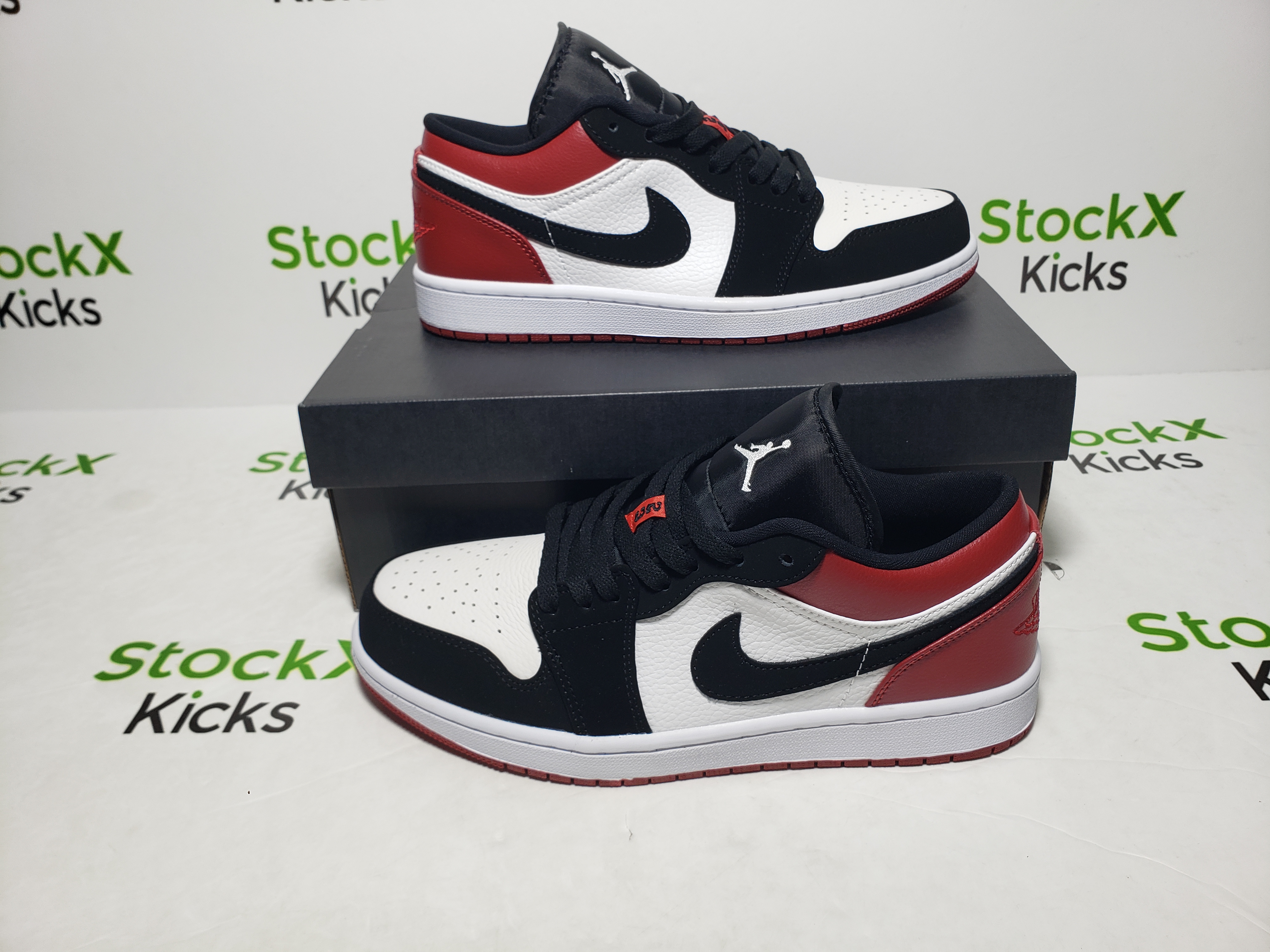 LJR Batch Air Jordan 1 Low Black Toe (GS) 553560-116 review Stockxkicks VIP 04