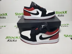 LJR Batch Air Jordan 1 Low Black Toe (GS) 553560-116 review Stockxkicks VIP 05