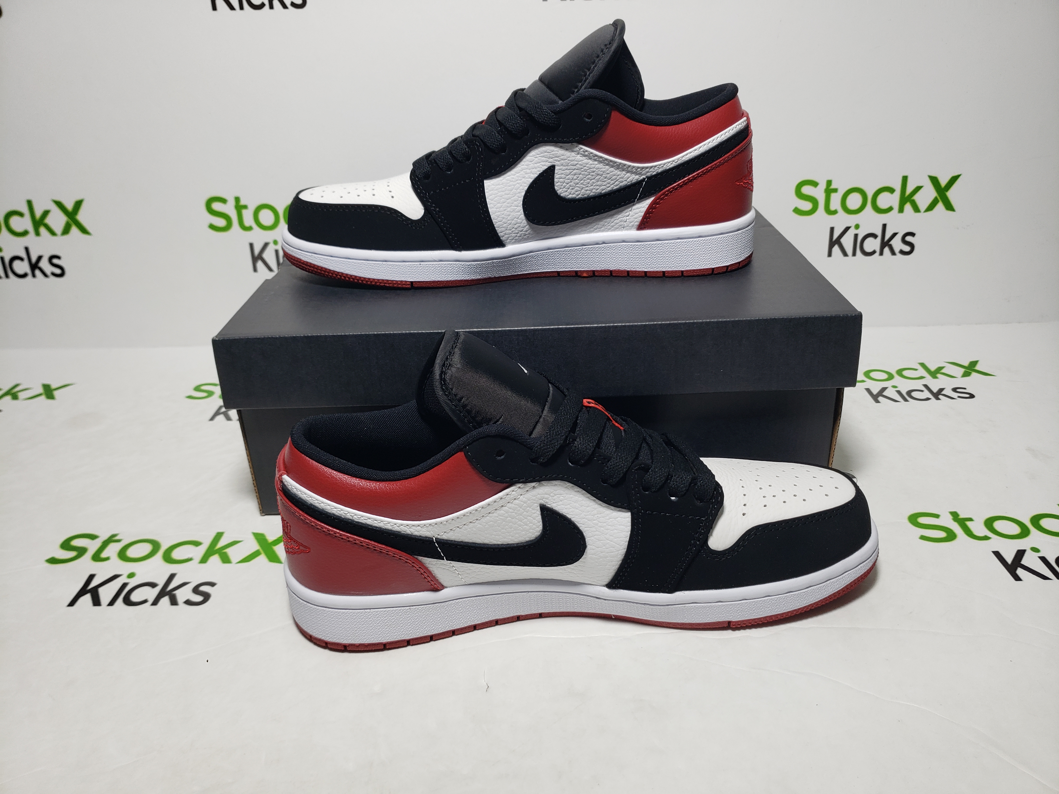 LJR Batch Air Jordan 1 Low Black Toe (GS) 553560-116 review Stockxkicks VIP 03