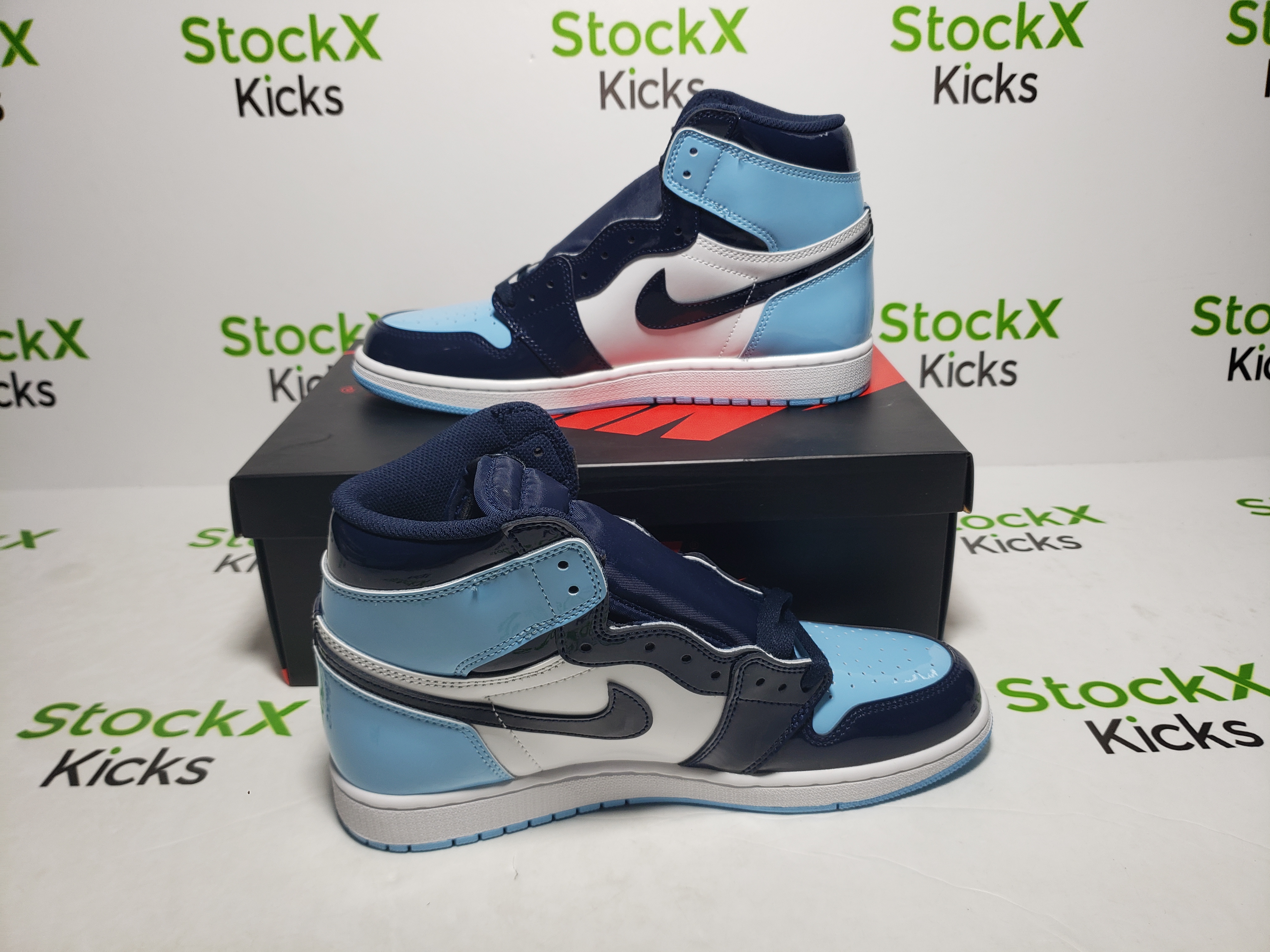 Special offer Batch Air Jordan 1 Retro High OG UNC Patent CD0461-401 review Stockxkicks VIP 03