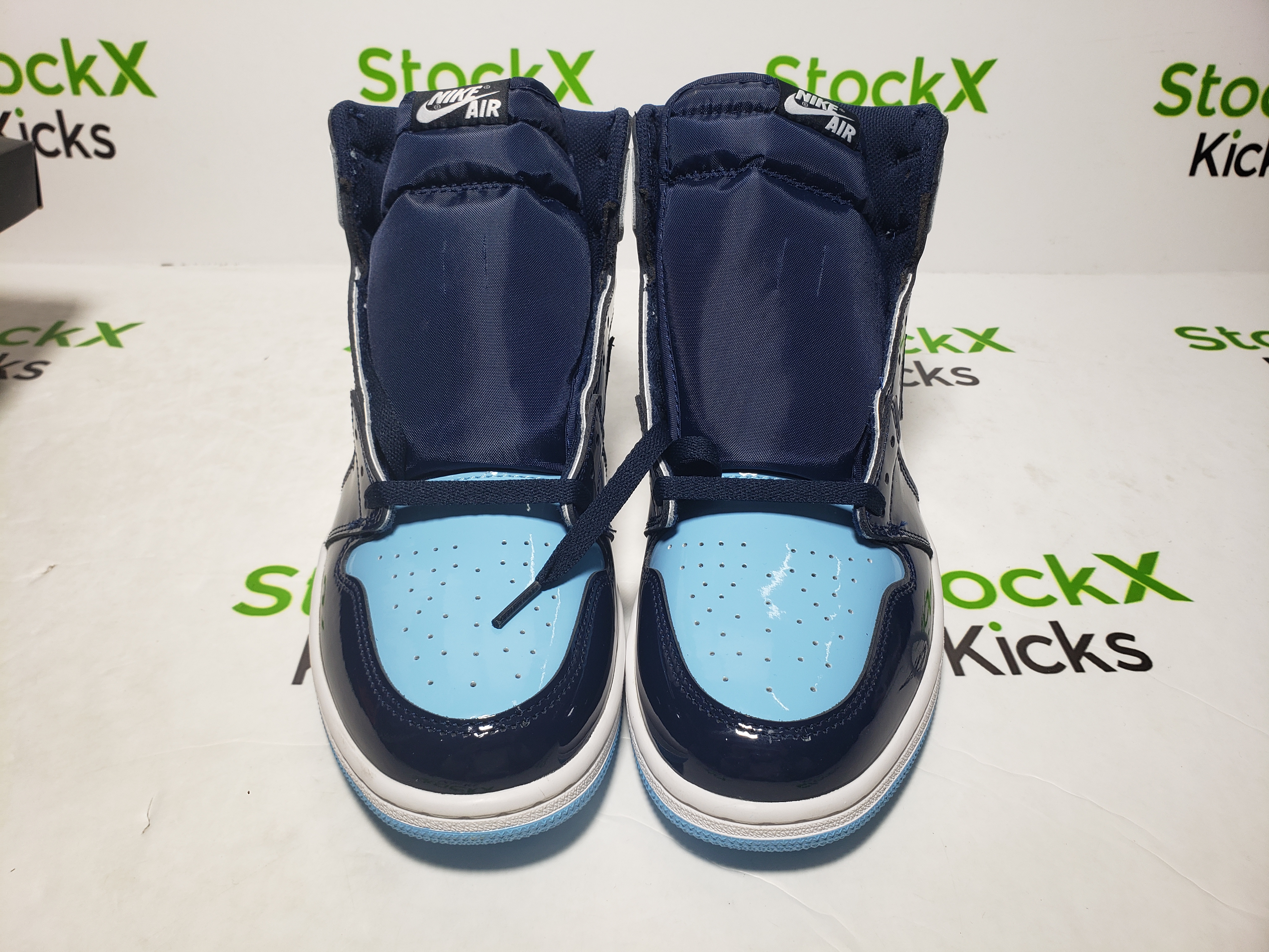 Special offer Batch Air Jordan 1 Retro High OG UNC Patent CD0461-401 review Stockxkicks VIP 02