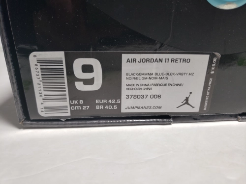 PK God Batch Nike Air Jordan 11 Retro Gamma Blue 378037-006 review 