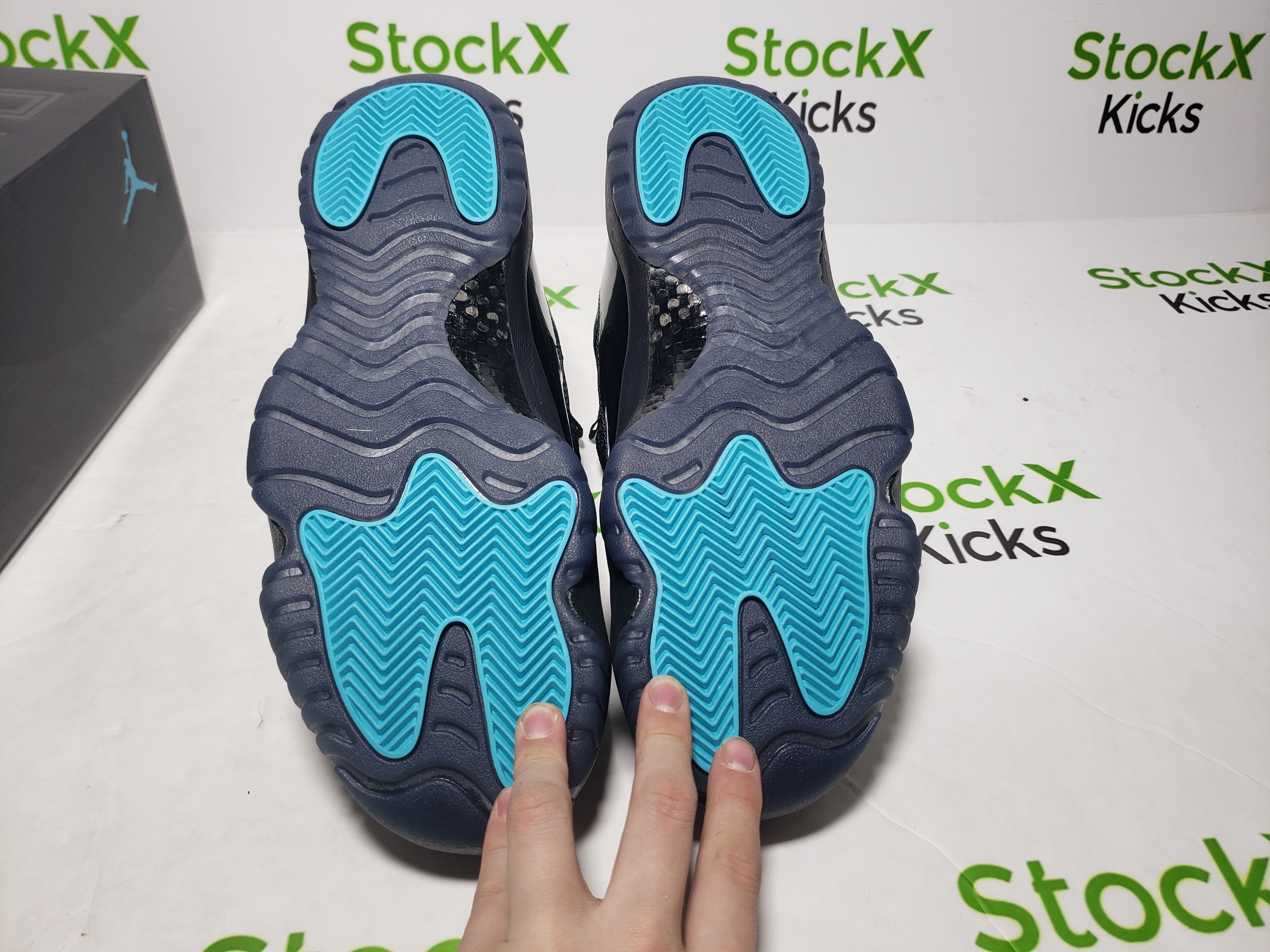 PK God Batch Nike Air Jordan 11 Retro Gamma Blue 378037-006 review Stockxkicks VIP 06