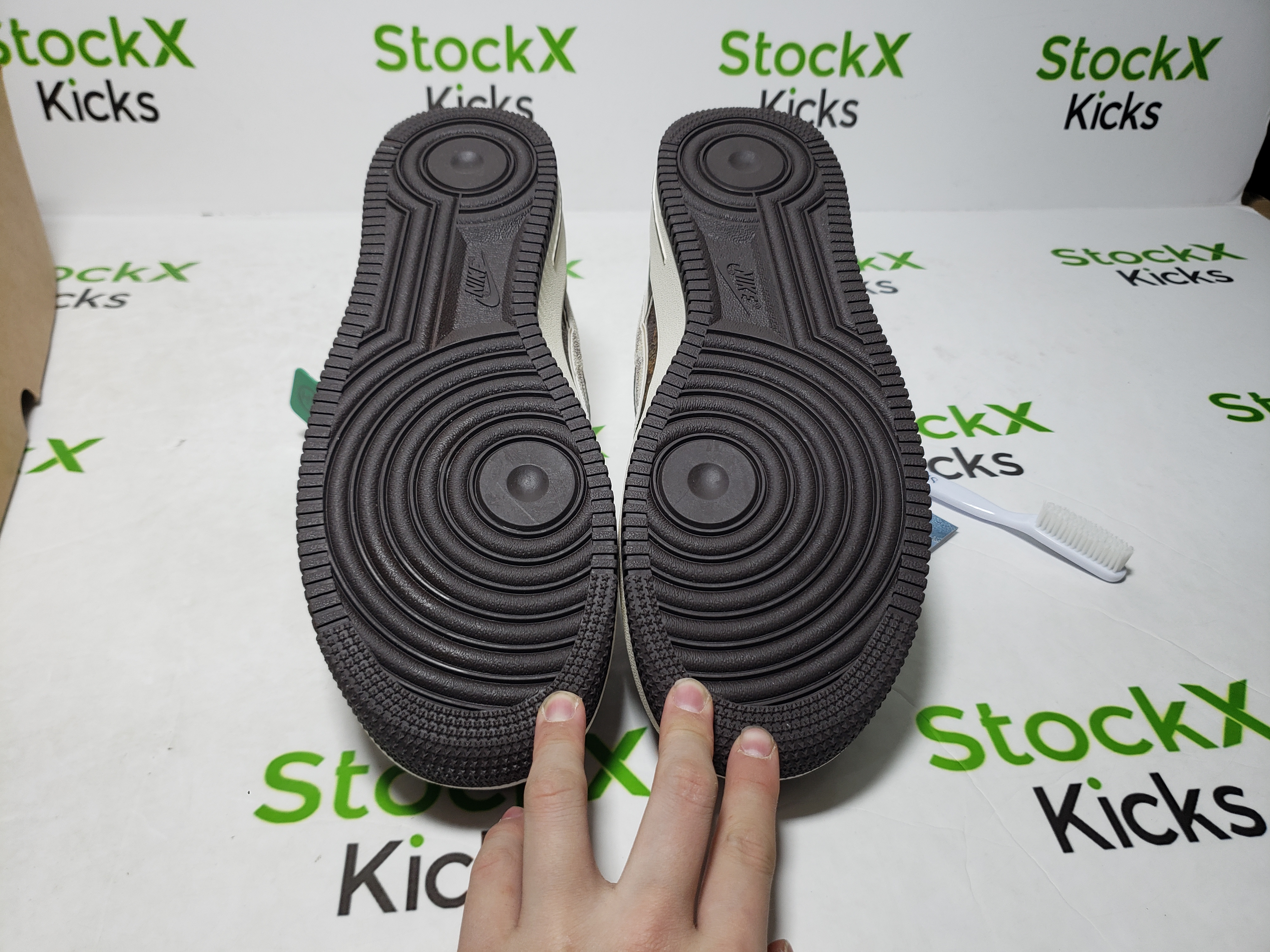 PK God Batch Nike Air Force 1 Low Louis Vuitton Monogram Brown Damier Azur (No special shoe box) review Stockxkicks VIP 06