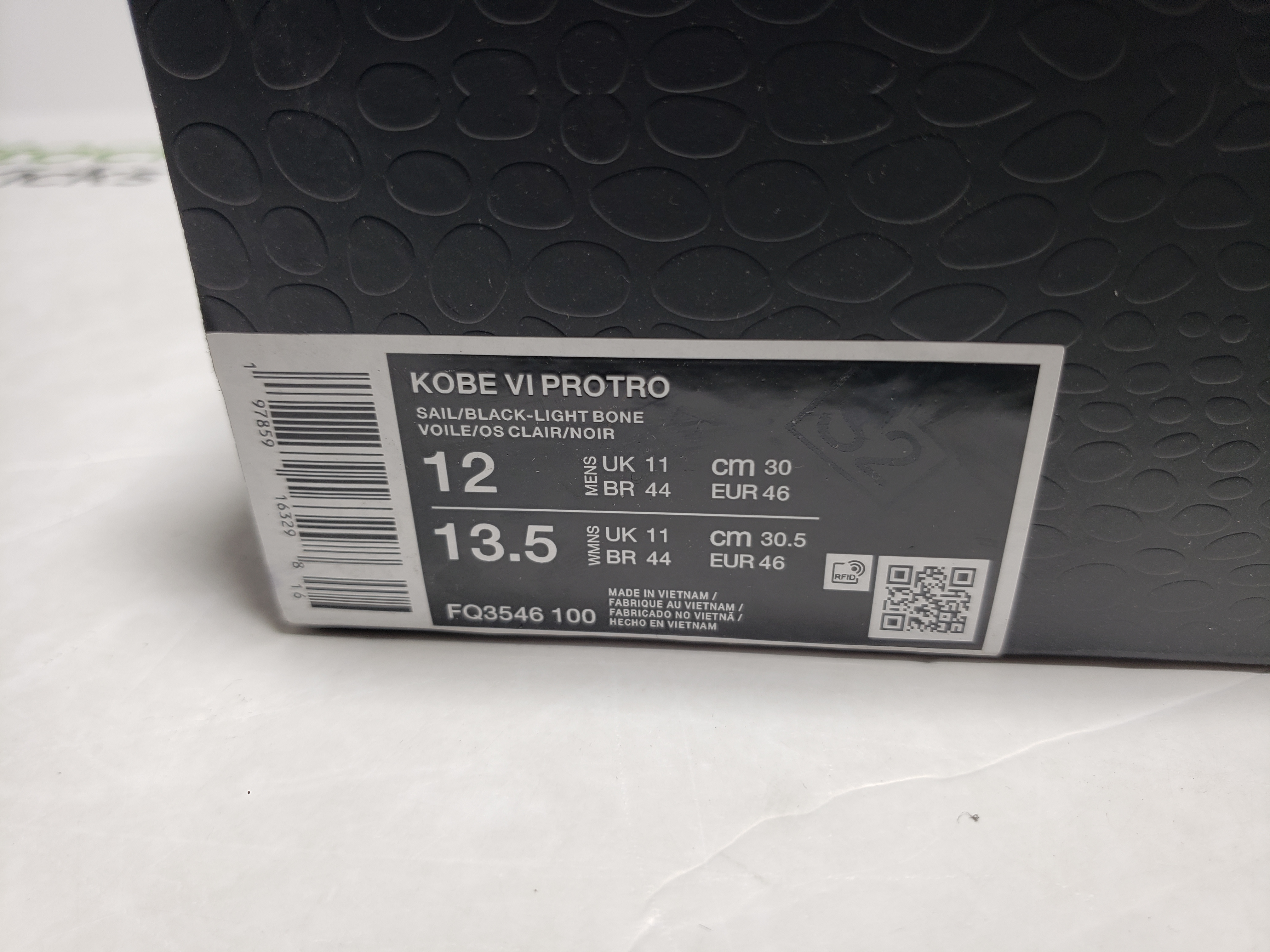 Nike Kobe 6 Protro Sail/Black-Light Bone FQ3546-100 review Stockxkicks VIP 00