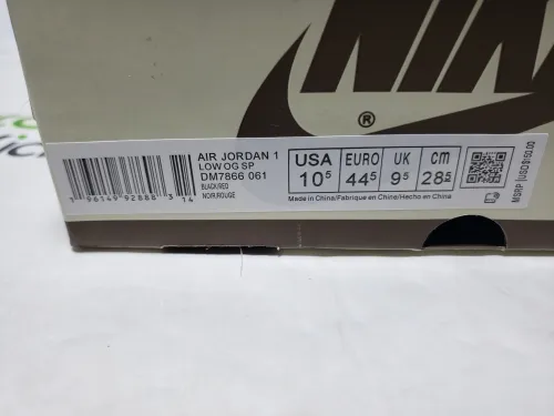 LJR Batch Air Jordan 1 Low x Travis Scott DM7866-061 review 
