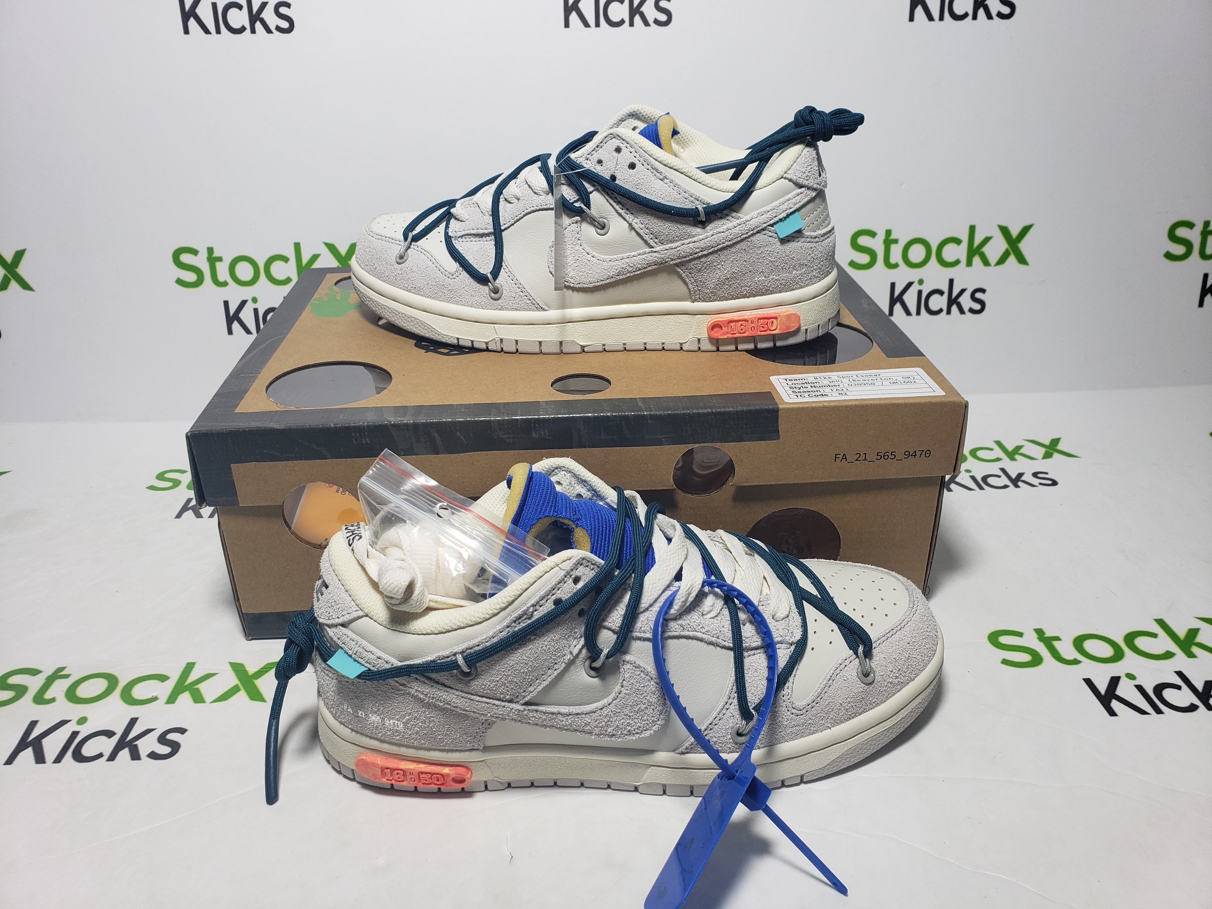 PK God Batch Nike Dunk Low Off-White Lot 16 DJ0950-111 review Stockxkicks VIP 03
