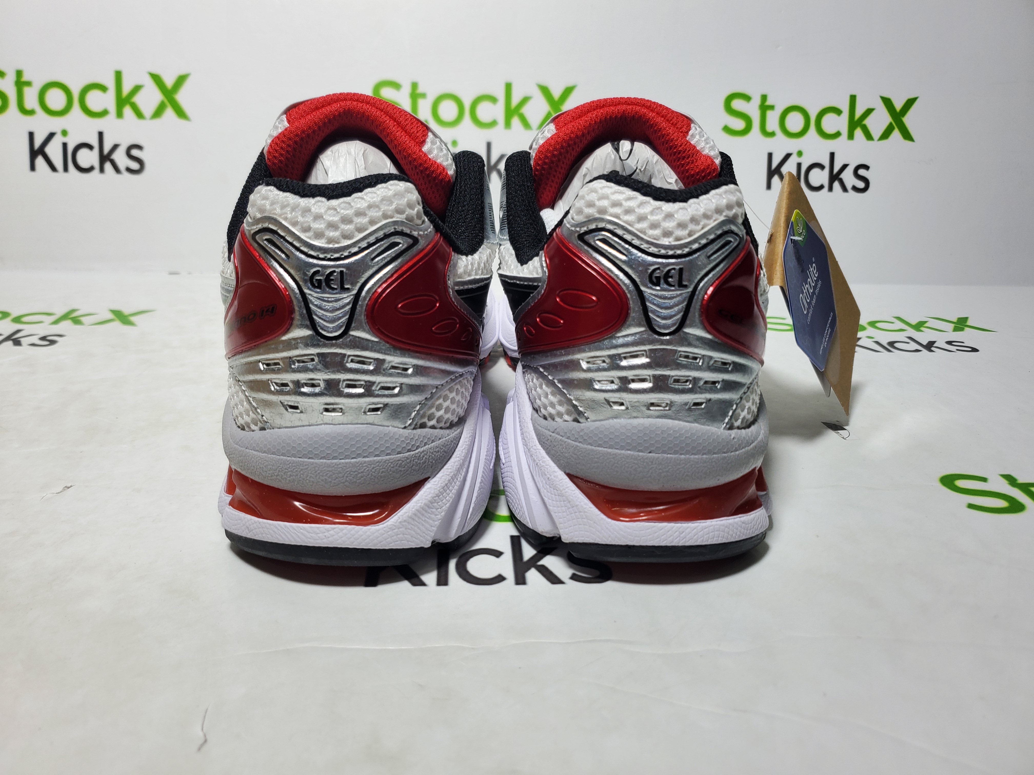 ASICS Gel-Kayano 14 White Classic Red 1201A019-103 review Stockxkicks VIP 01