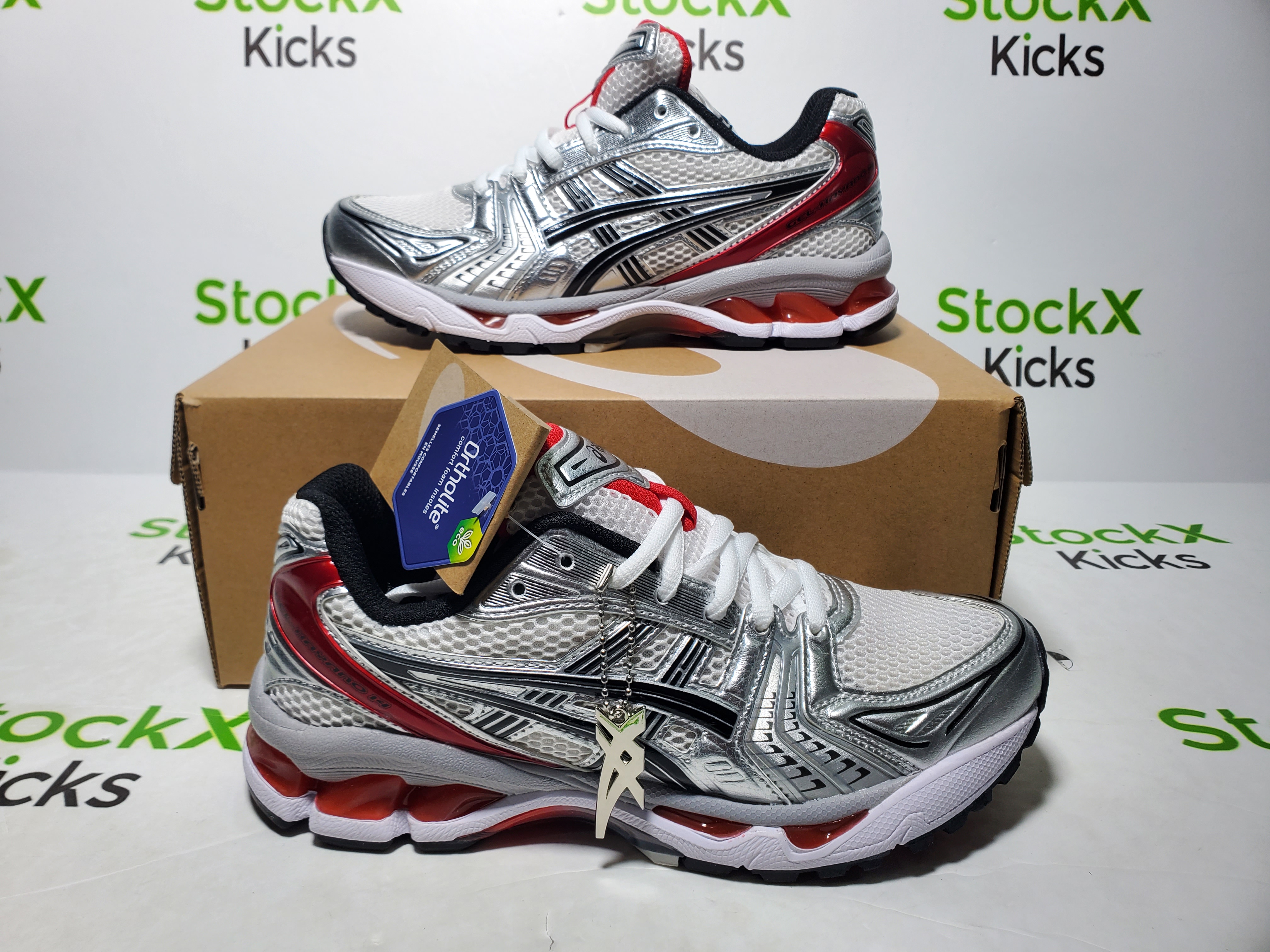 ASICS Gel-Kayano 14 White Classic Red 1201A019-103 review Stockxkicks VIP 05