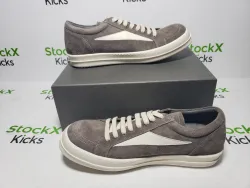 RICK OWENS VINTAGE SNEAKS IN VELOUR SUEDE COW RU02B2897 LPOLPO-3411 review Stockxkicks VIP 04