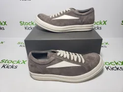 RICK OWENS VINTAGE SNEAKS IN VELOUR SUEDE COW RU02B2897 LPOLPO-3411 review Stockxkicks VIP 05