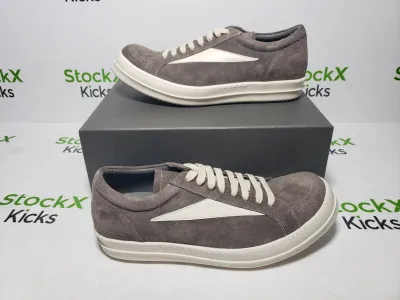 RICK OWENS VINTAGE SNEAKS IN VELOUR SUEDE COW RU02B2897 LPOLPO-3411 review Stockxkicks VIP 04