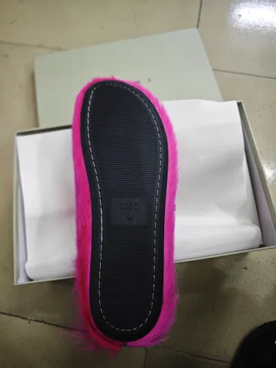 MARNI FUCHSIA Pink Fussbett Sabot Loafers Slide SBMR000600P412200C57 review Kang 01