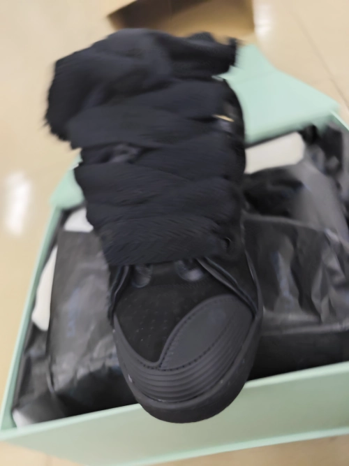 【Top PK God Batch】Lanvin Curb Sneaker Black review 